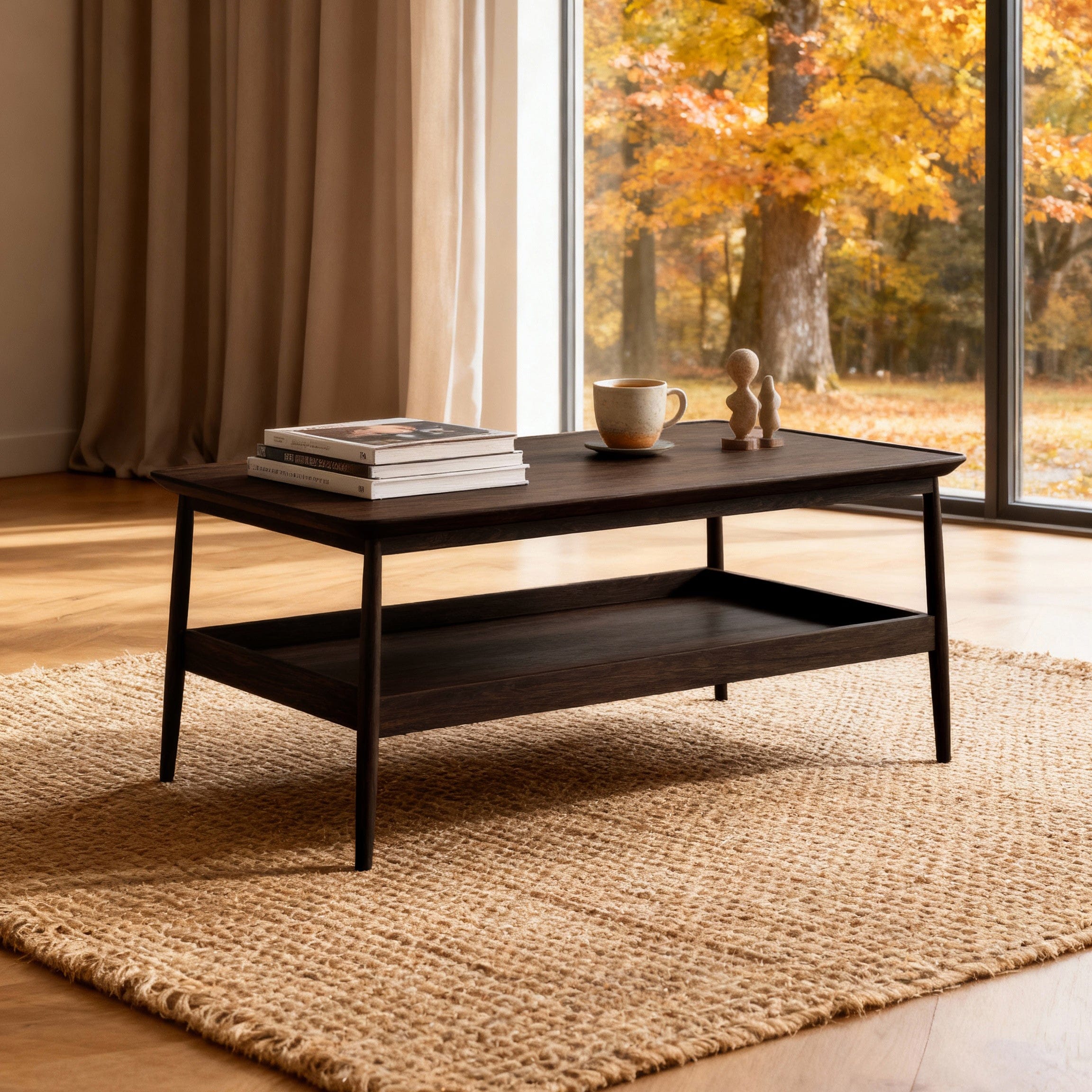 Herb Koyu Meşe Orta Sehpa