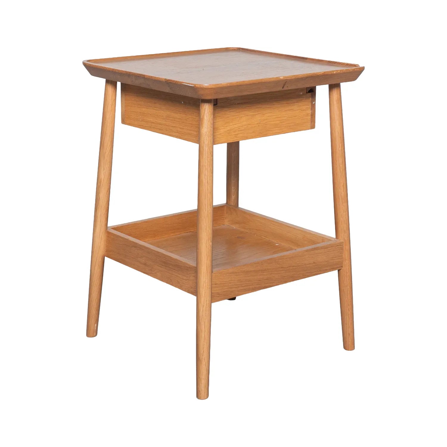 Herb Yan Sehpa Ahşap Meşe 10566