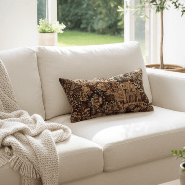 Hita Ethnic Kilim Patterned Cushion Cover