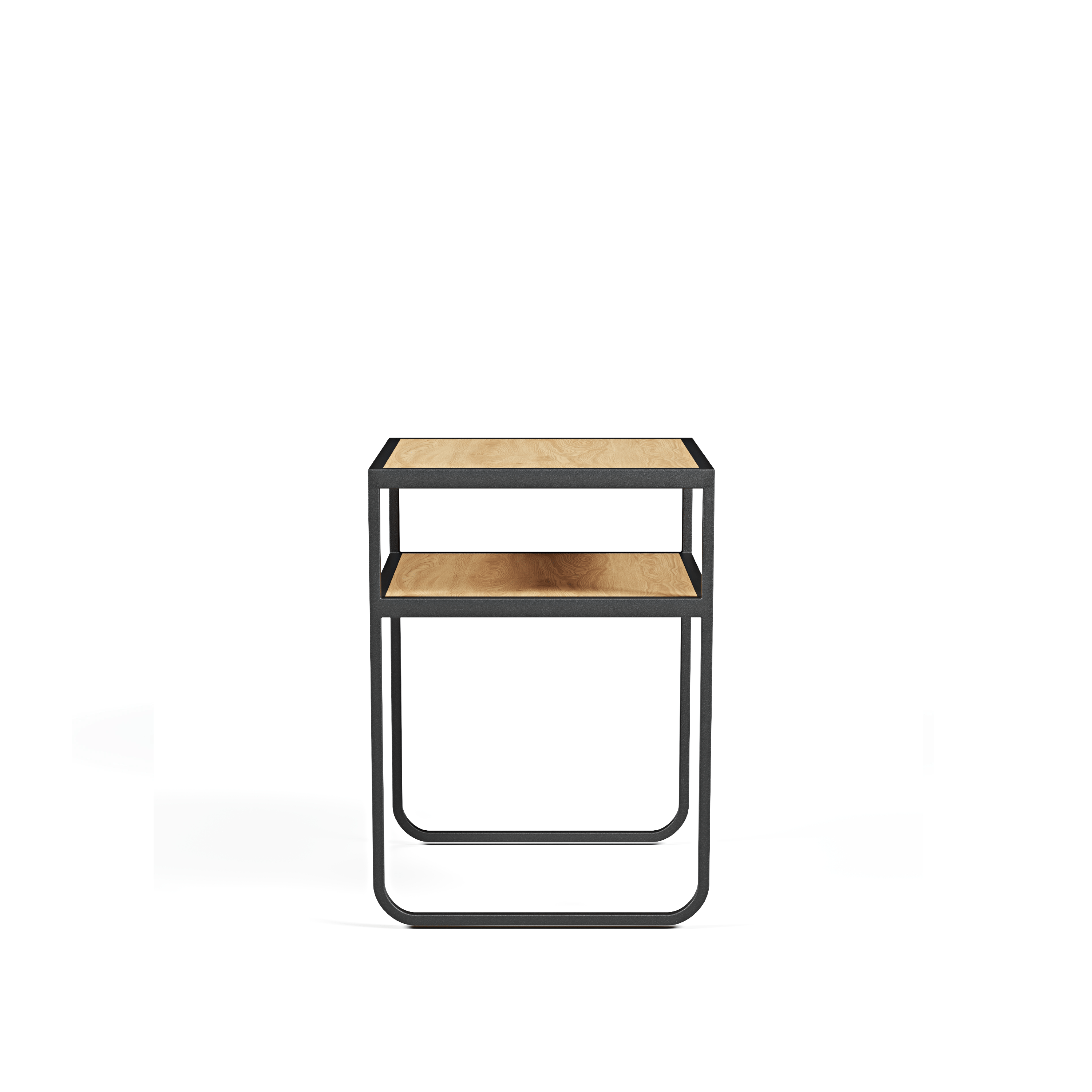 Jax Yan Sehpa Metal/Ahşap