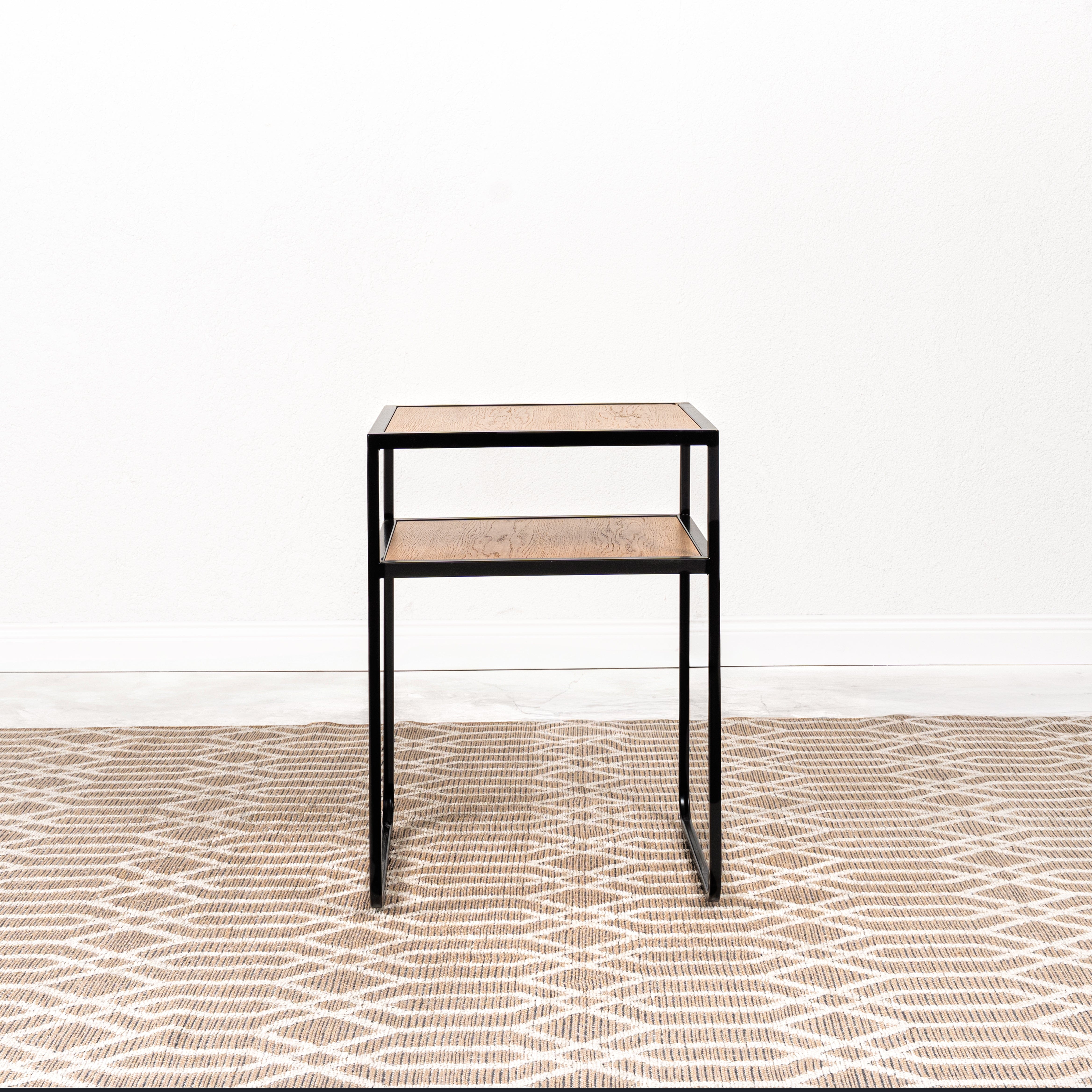 Jax Yan Sehpa Metal/Ahşap