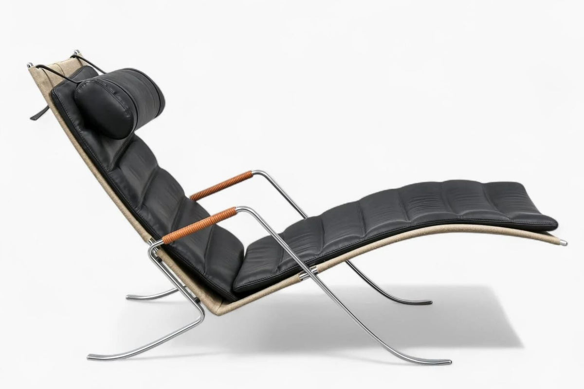 Jørgen Kastholm & Preben Fabricius 'Grasshopper' Chaise Longue