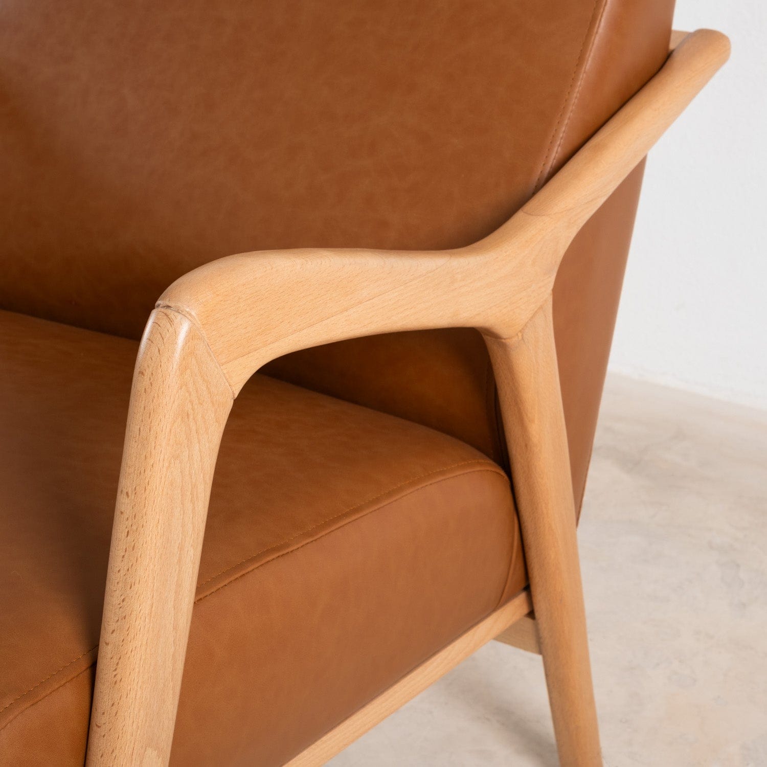 Jute Meşe Berjer Deri