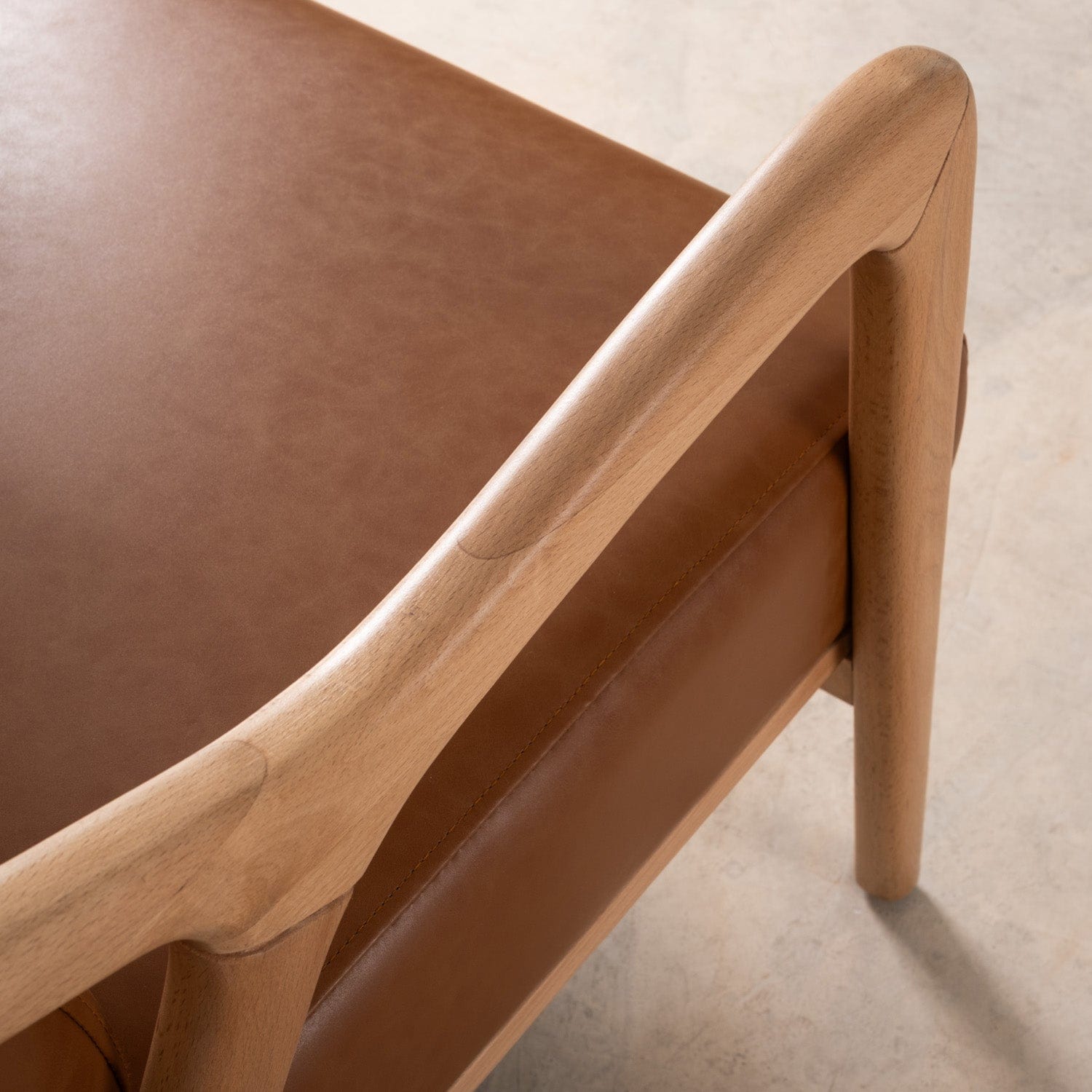 Jute Meşe Berjer Deri