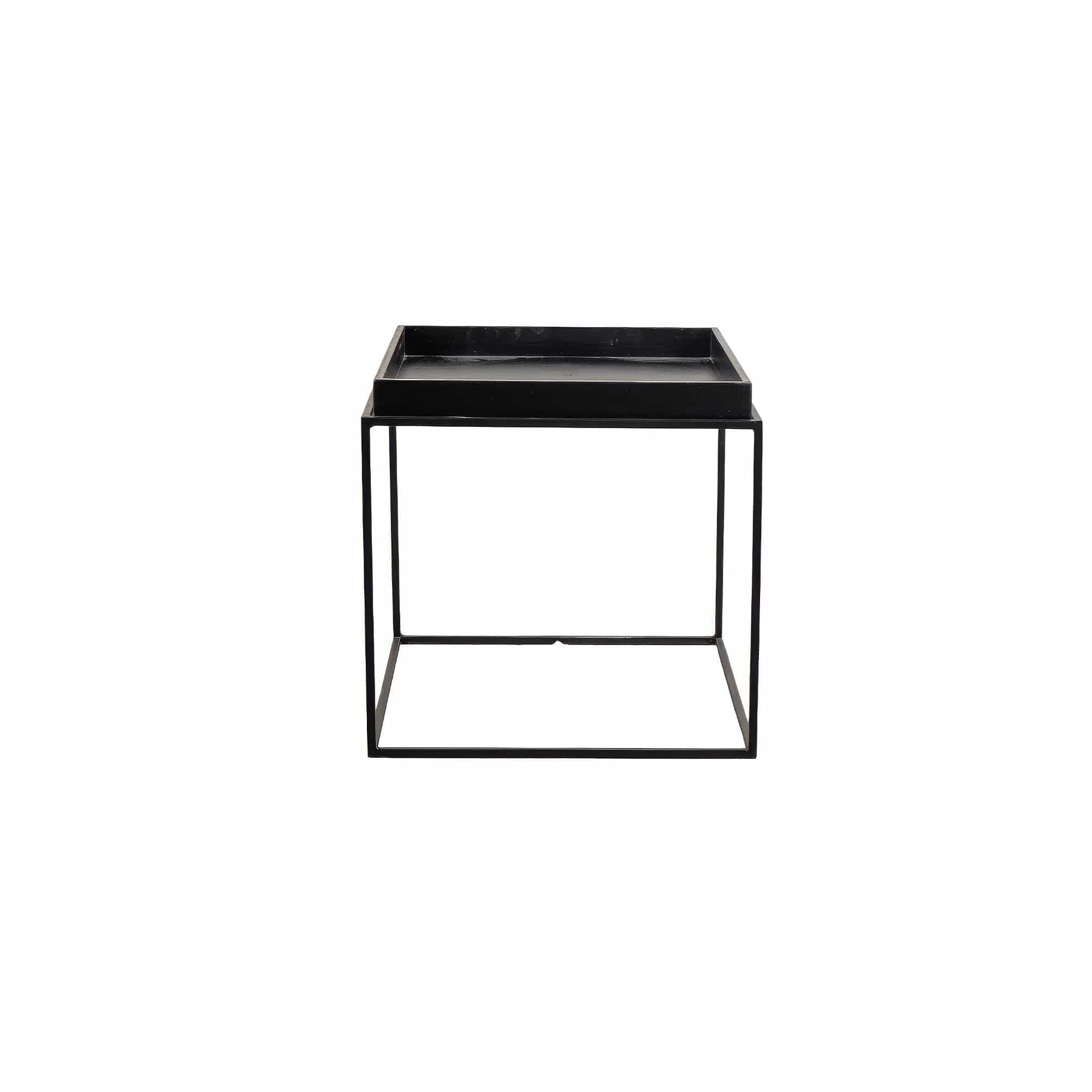 Kare Siyah Yan Sehpa 10098