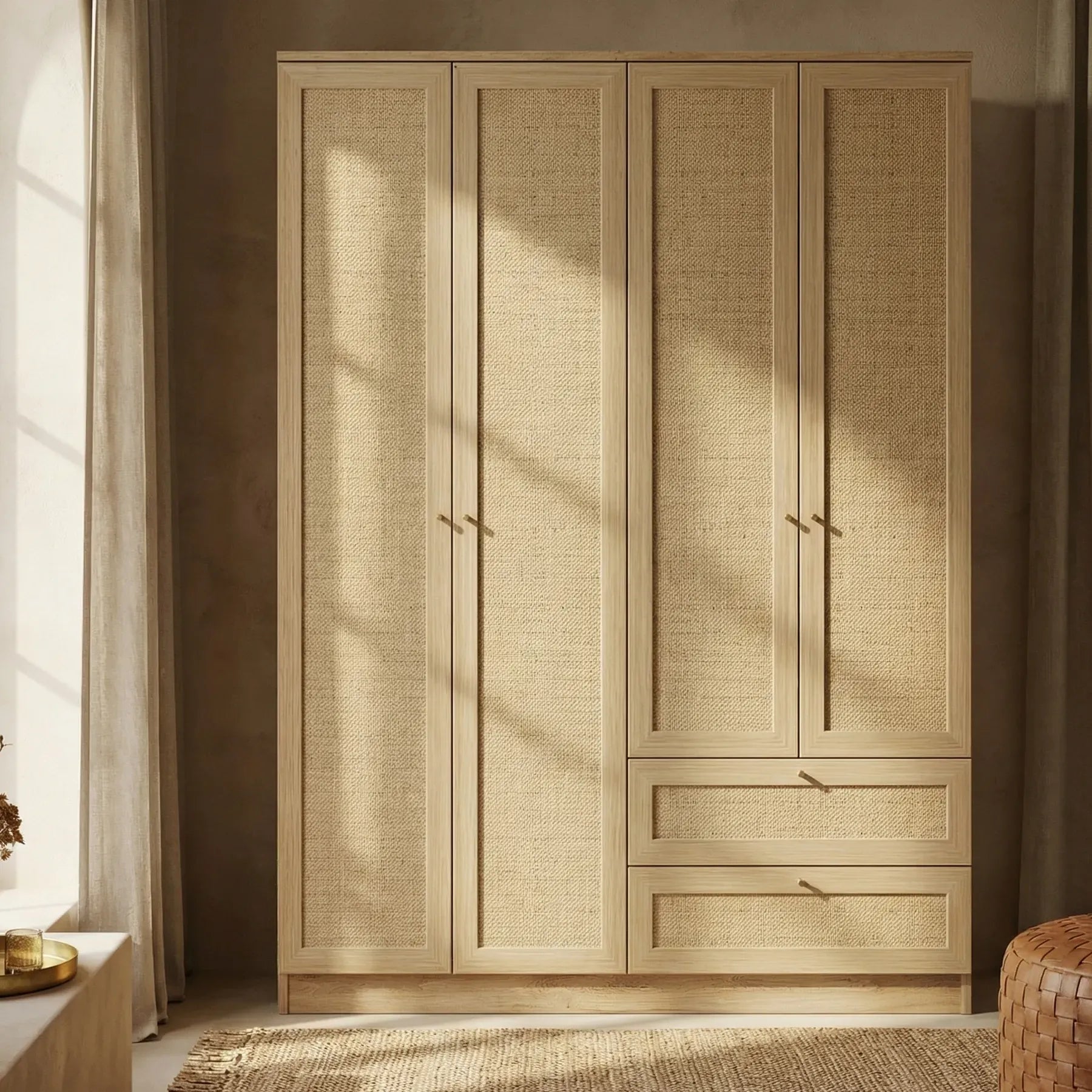 Klint 4 Kapaklı Gardırop