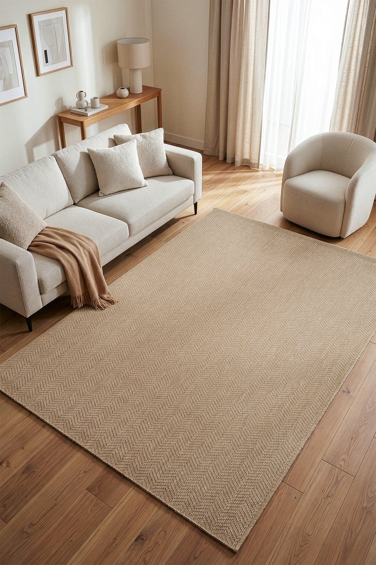 Koza Hayad Origine Natural Living Room Rug B3672G