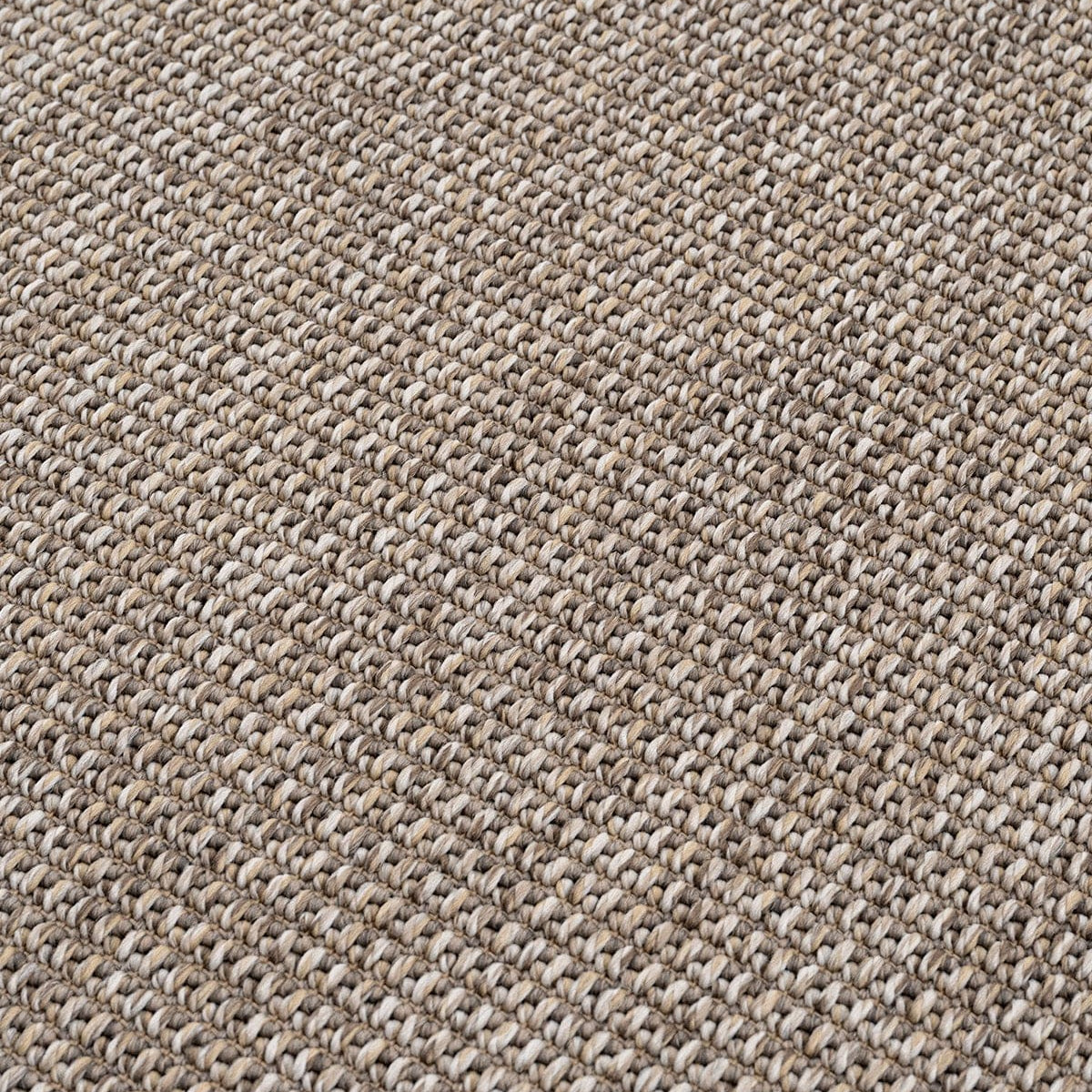 Koza Premium Sahara Border Beige-Border Mink Blue Sisal Rug B3610F