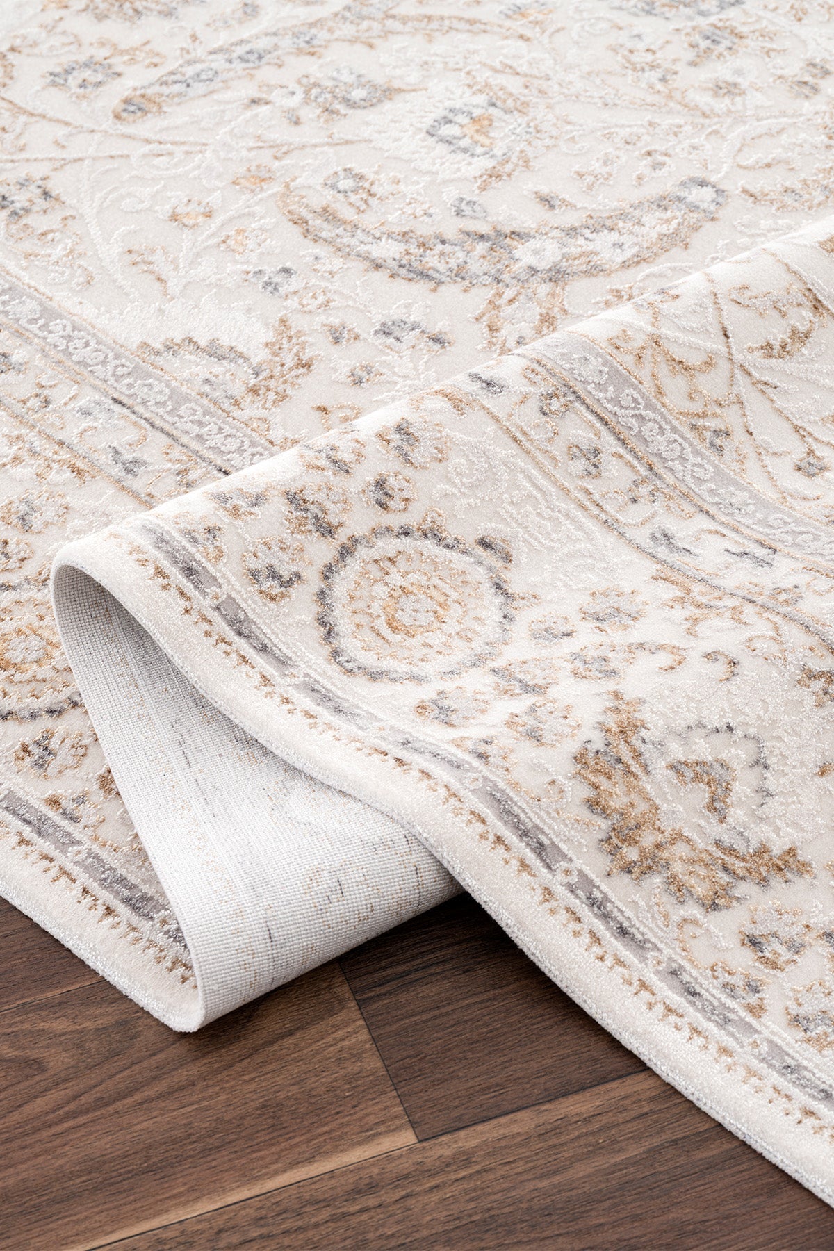 Koza Safir Gold Klasik Motifli Salon Halısı A1230C
