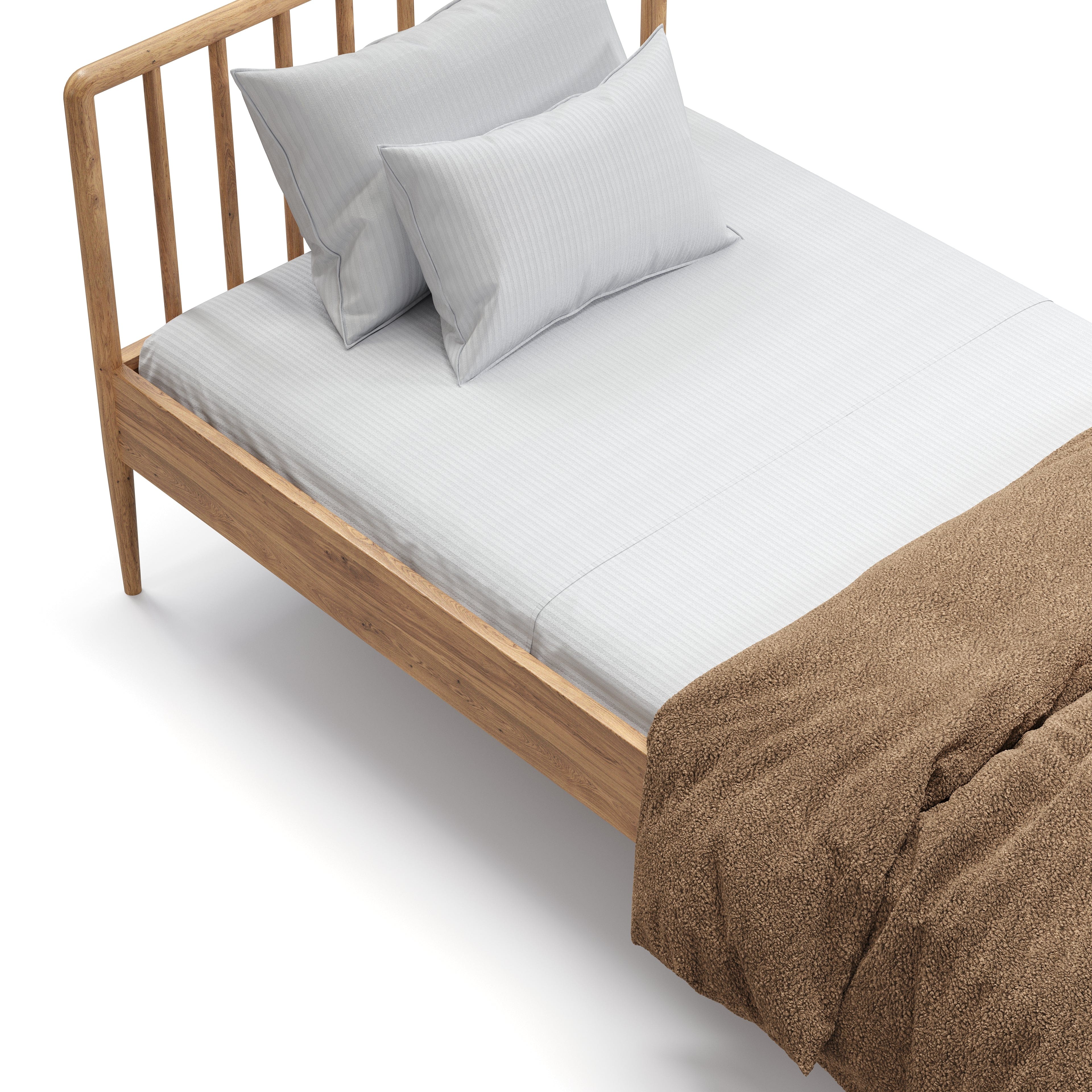 Lilium Meşe Karyola 100x200