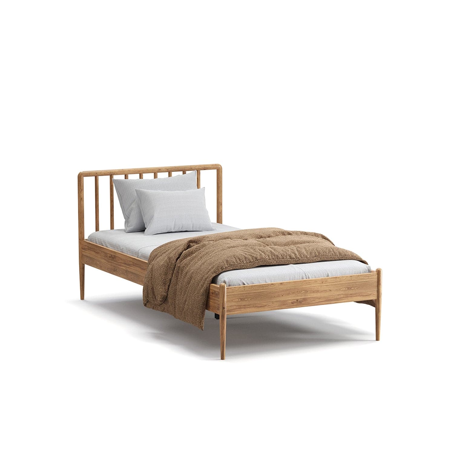 Lilium Meşe Karyola 100x200