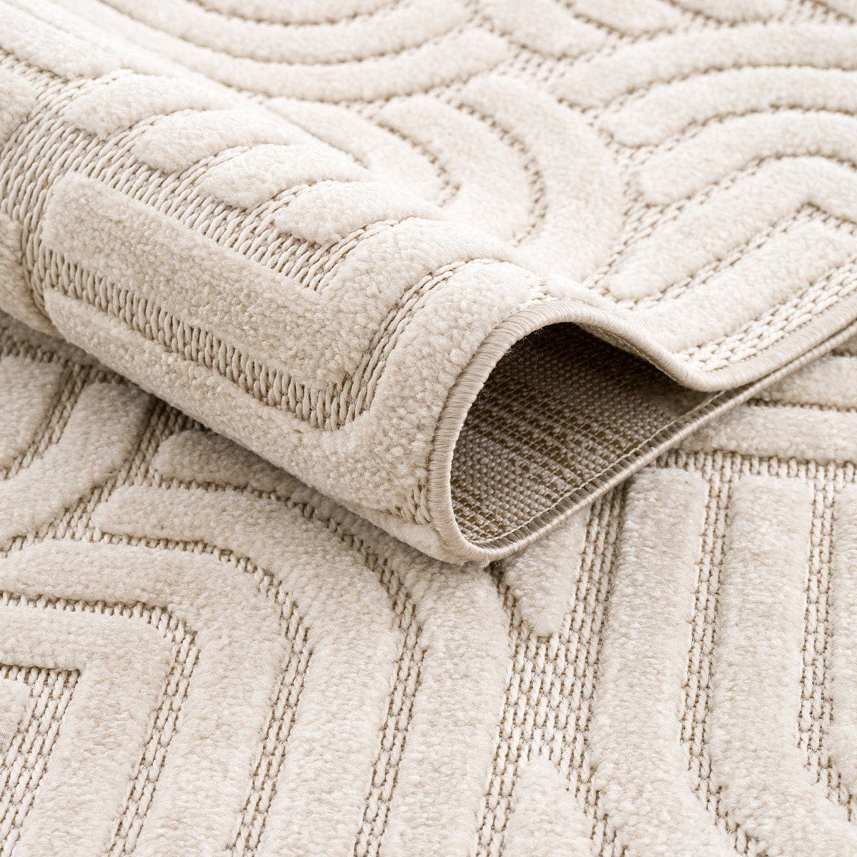 Lisbon Beige Living Room Rug A1761B