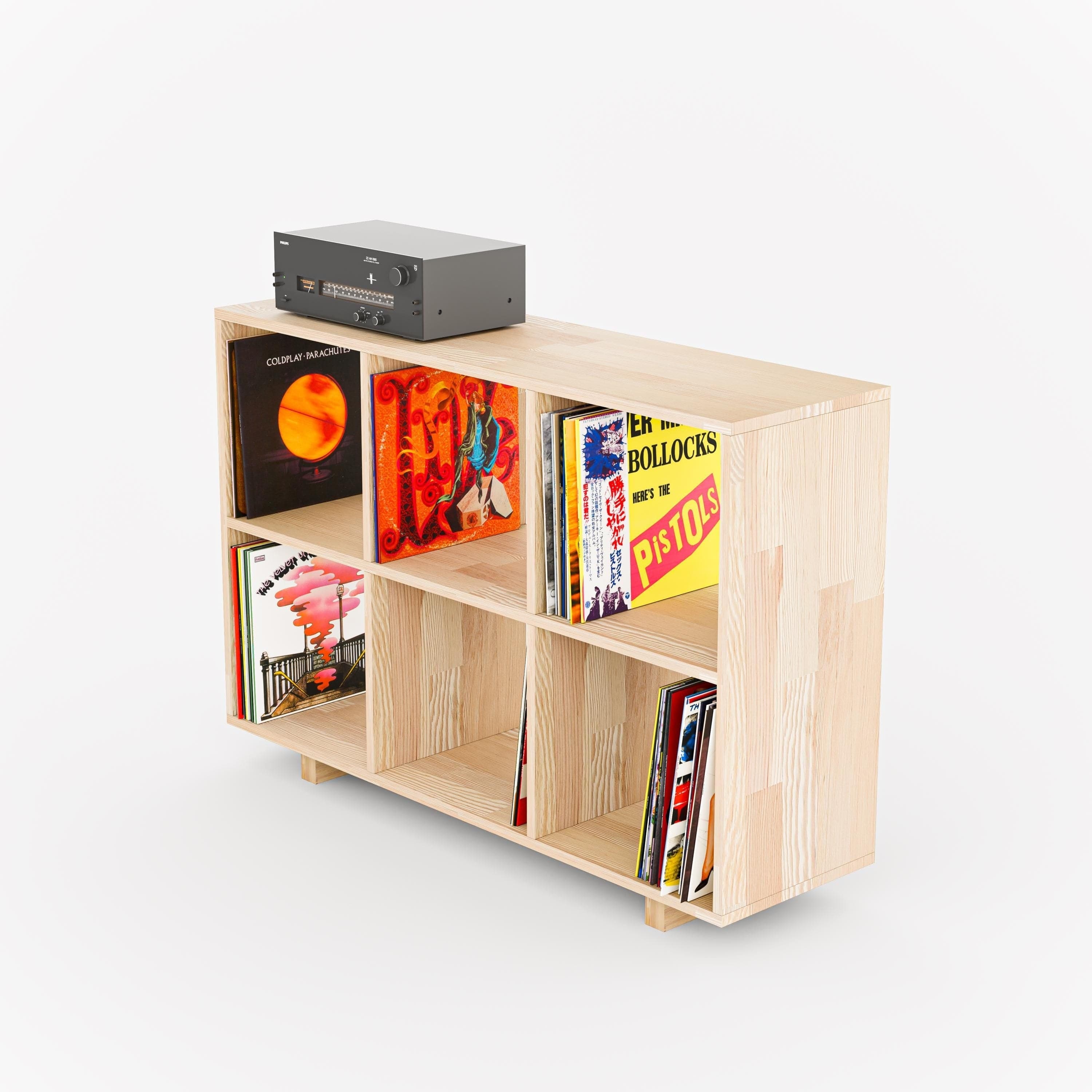 Solid Wood Open Shelf Unit