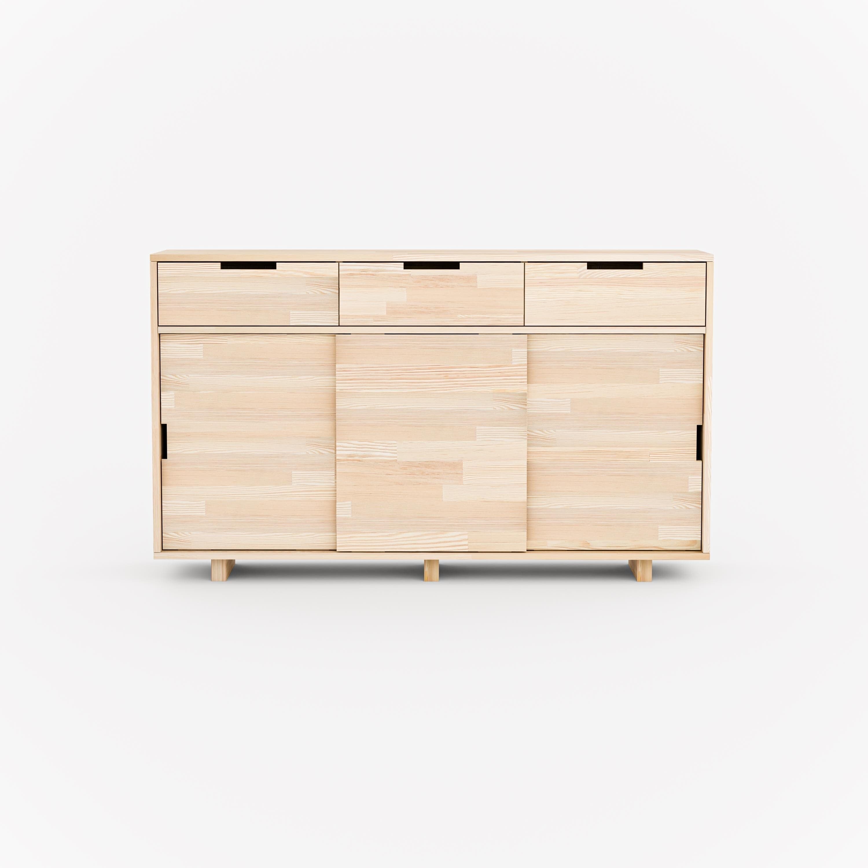 Solid Wood Sideboard with Drawers