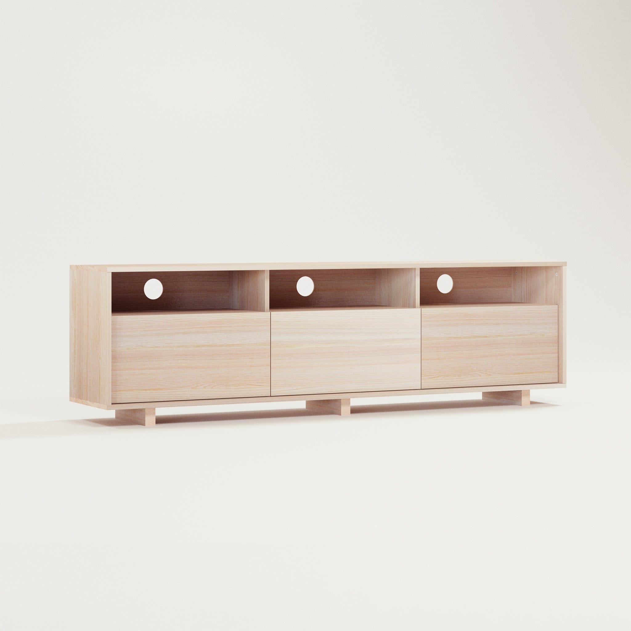 Solid Wood Top TV Unit