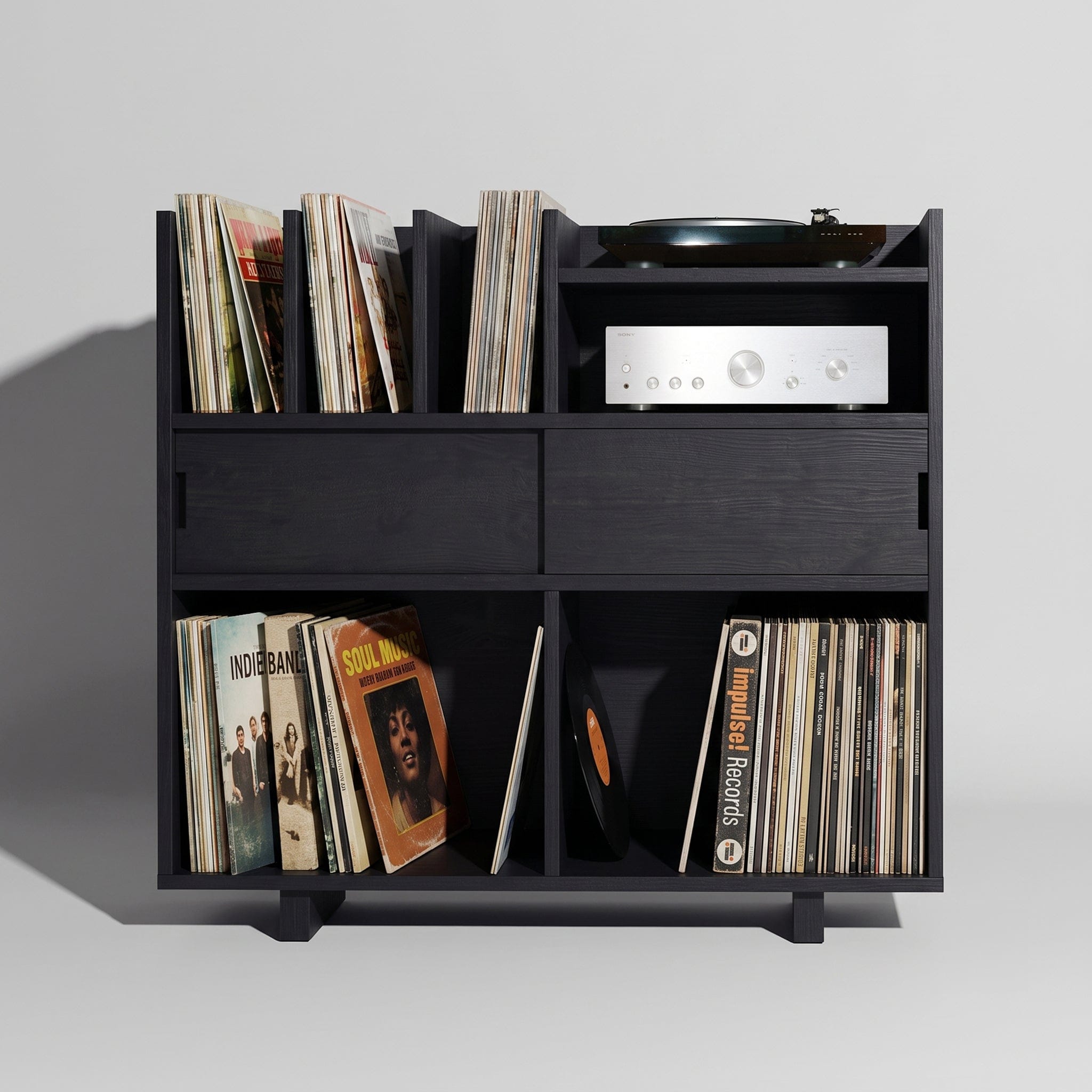 Solid Wood Record Player Stand