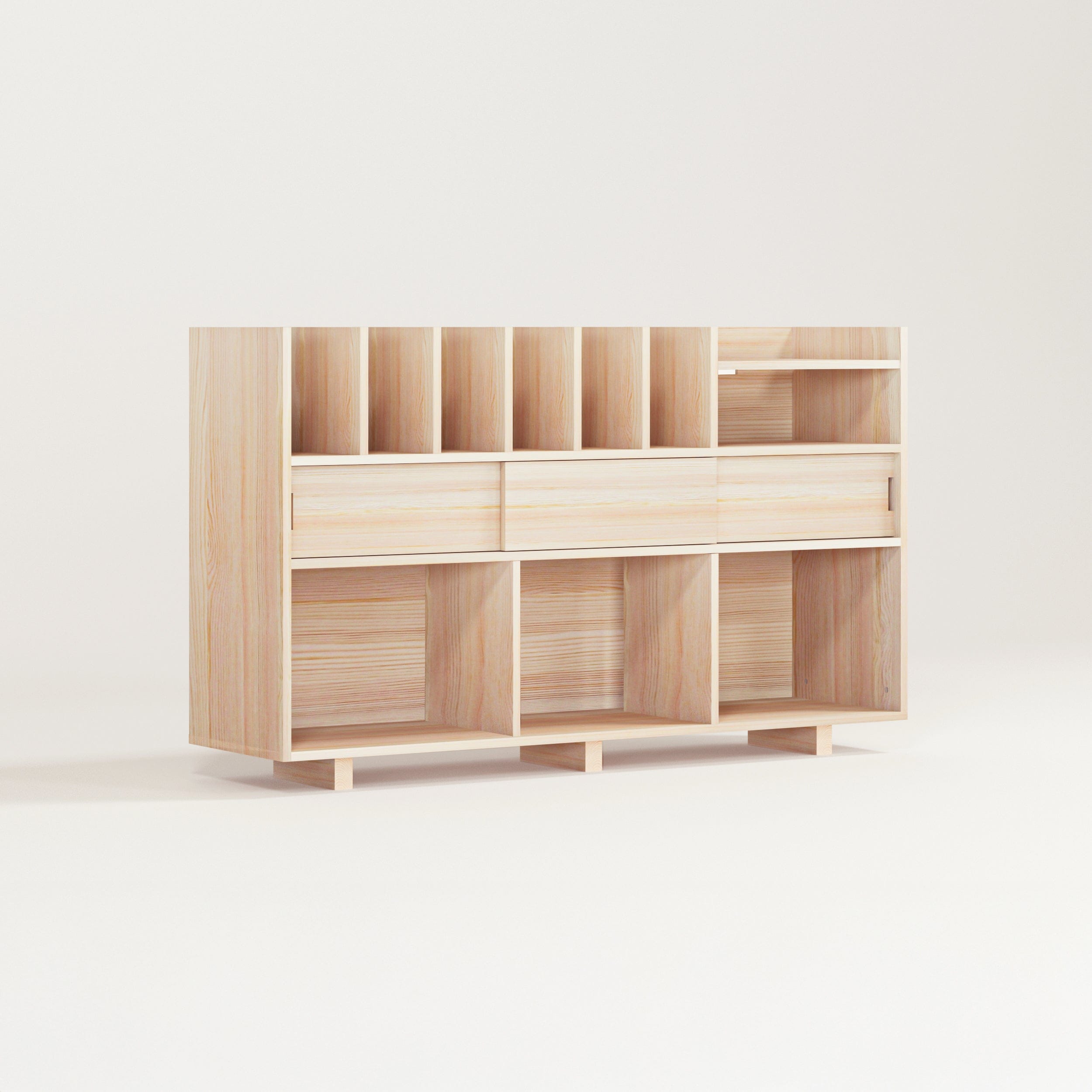 Solid Wood Record Player Stand