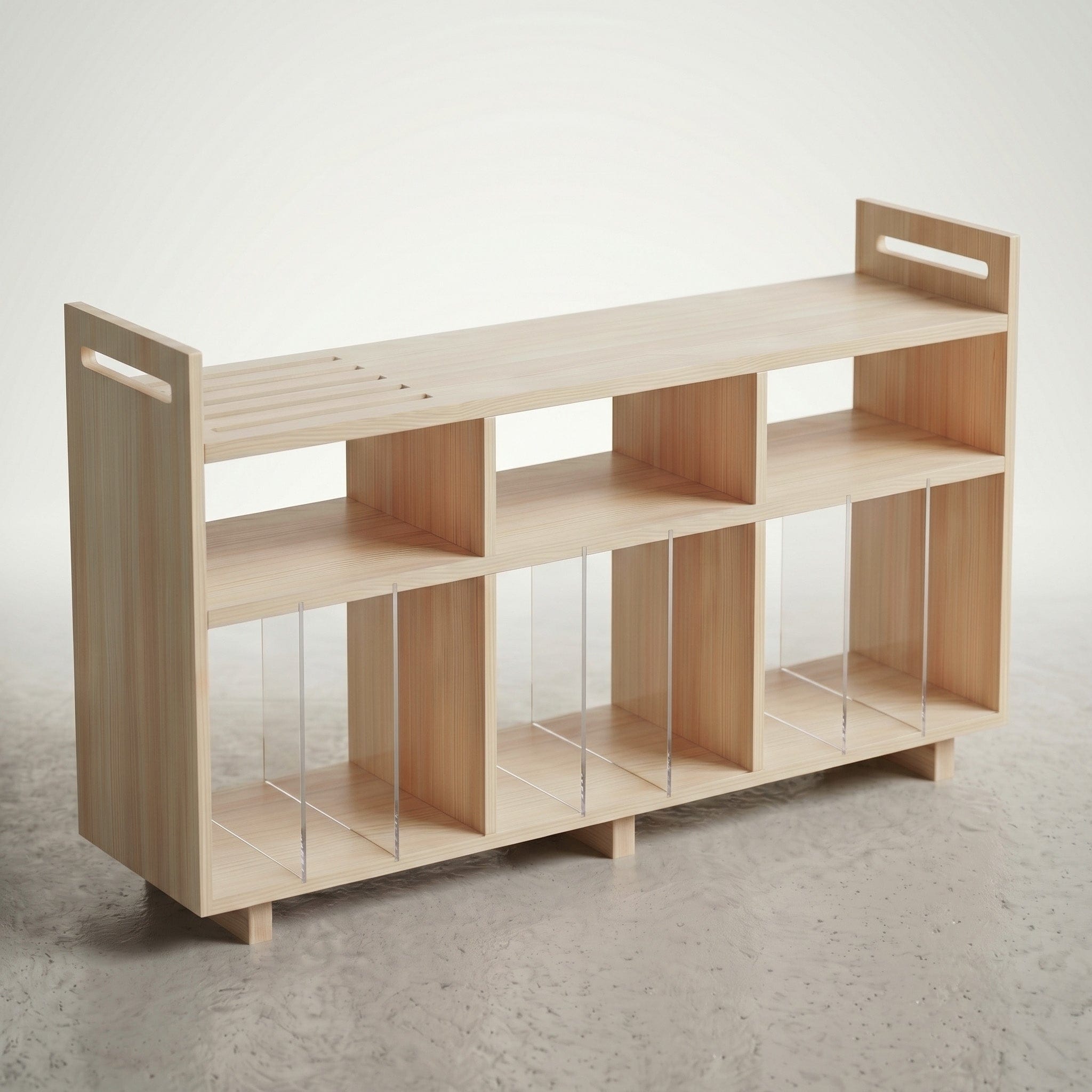 Solid Wood Slab Storage System
