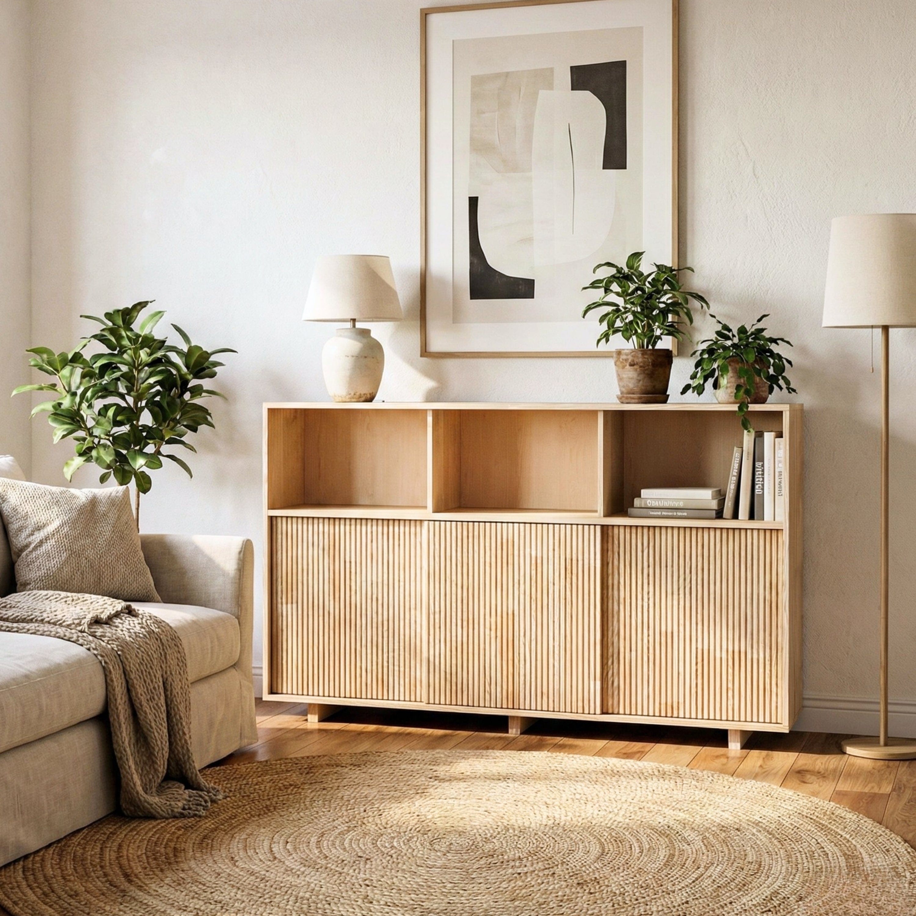 Solid Wood Highboard & Console