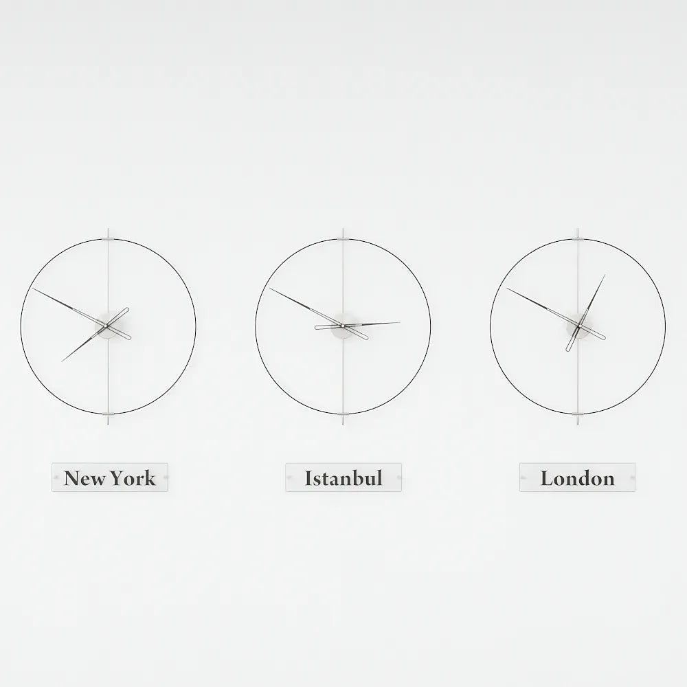 wall world clock