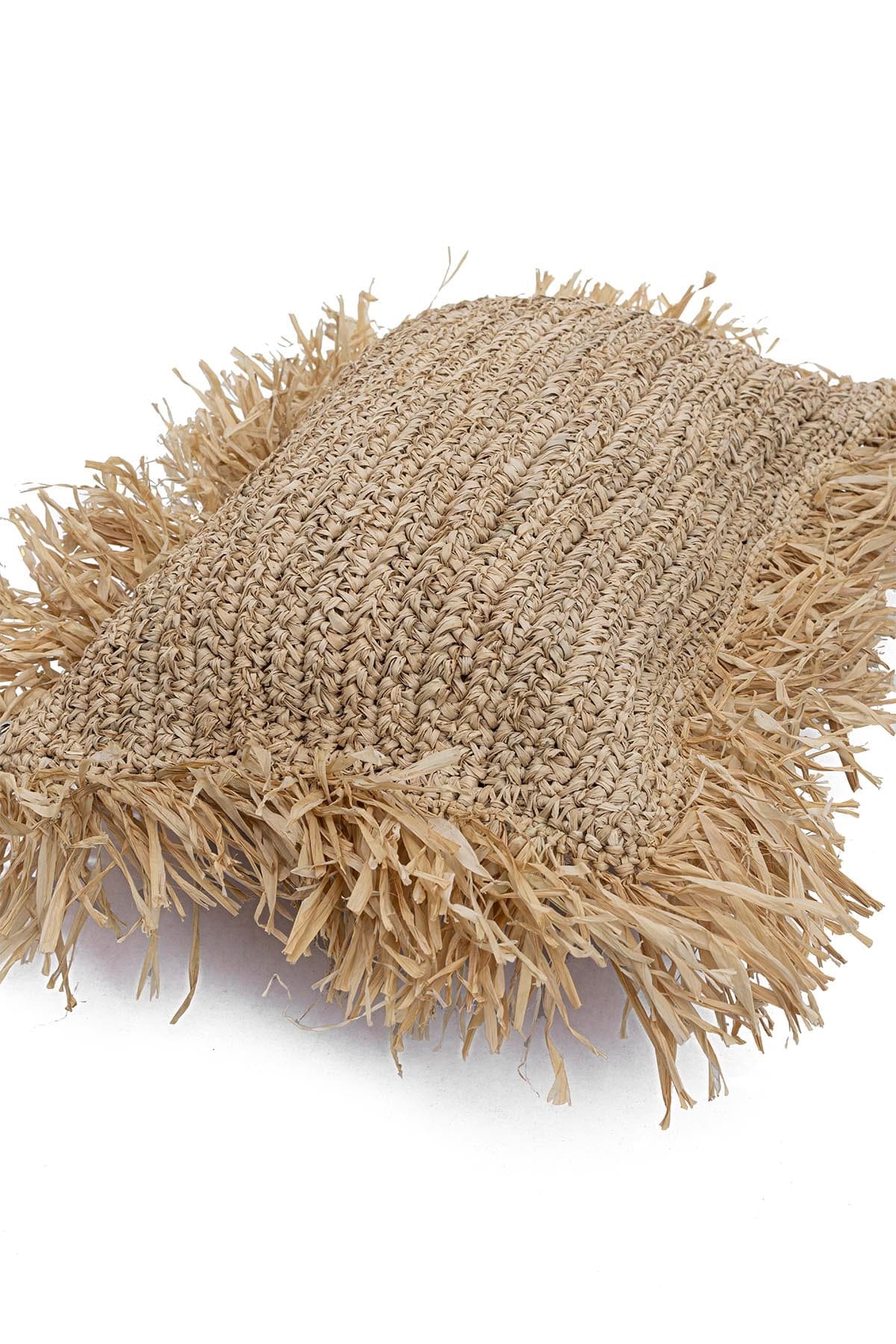 Meander Handmade Decorative Raffia Cushion Cover 30x50cm 8930