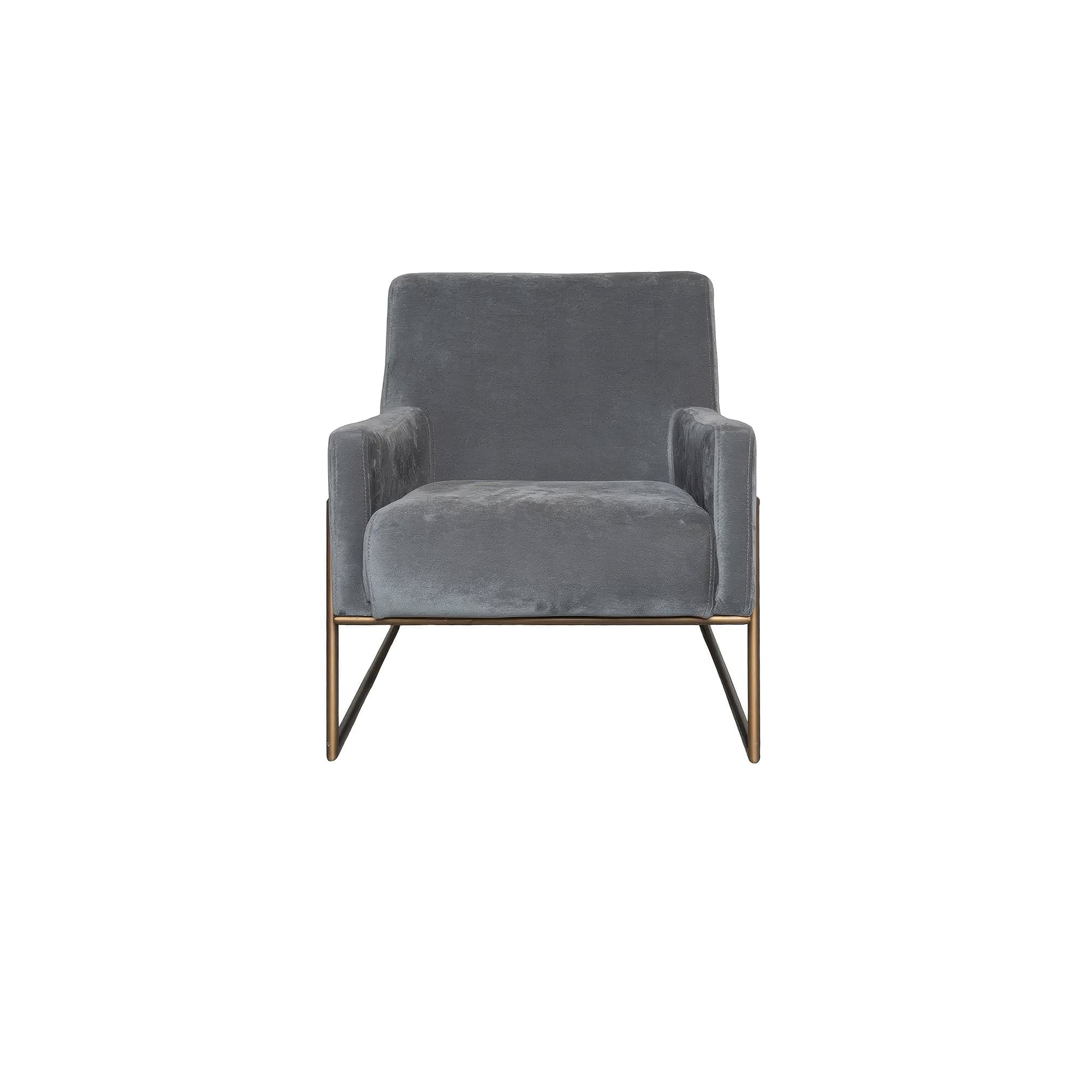 Metal Ayaklı Berjer Füme 10606