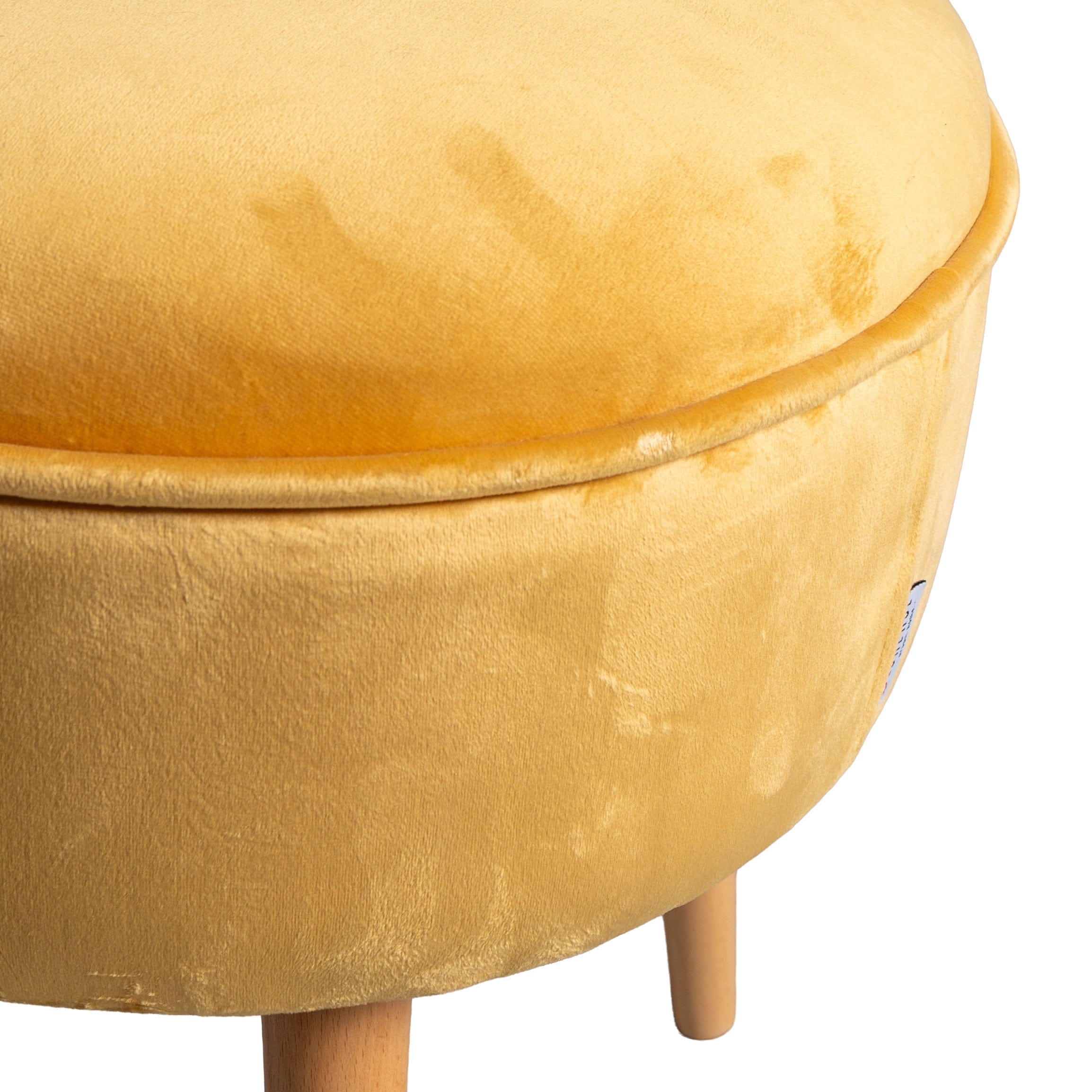 Mobile Pouffe Yellow 10219