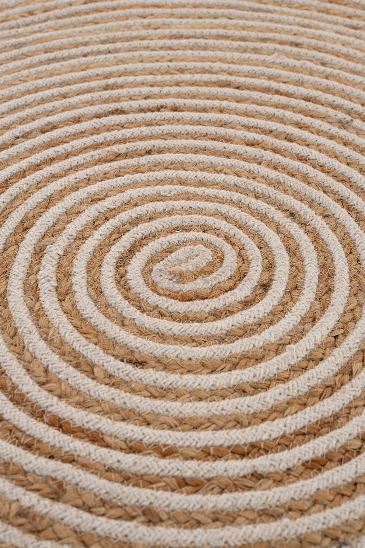 Natura Natural Jüt Yuvarlak Halı 00008A