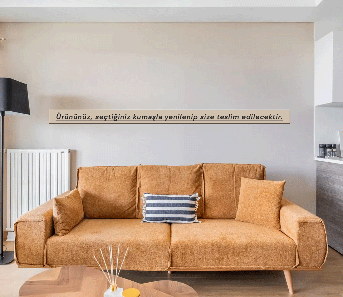 Neomi Üçlü Koltuk Kadife 11047