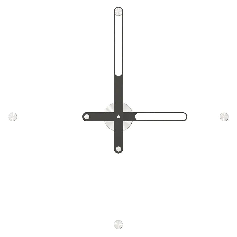 60 cm duvar saati silver