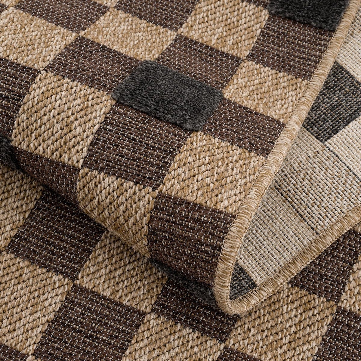 Nordic Kareli Natural Halı 200x290