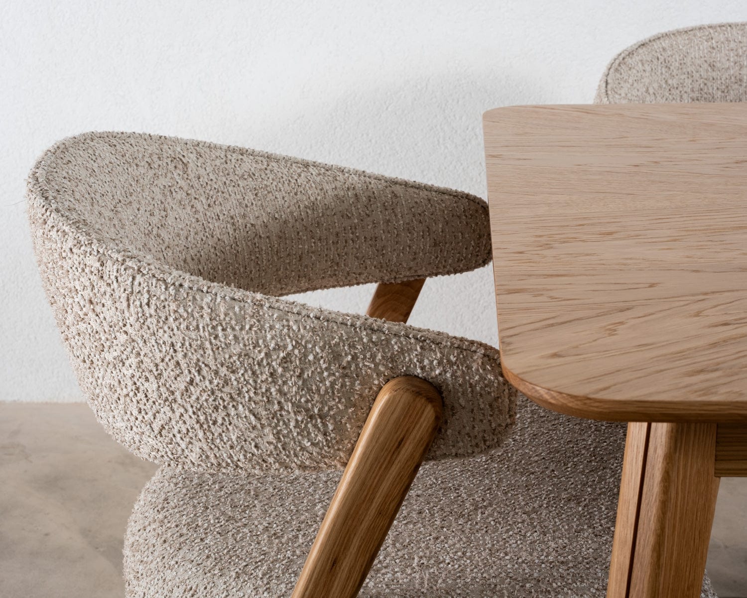 Norge Meşe Yemek Masası 100x200 6 Kişilik