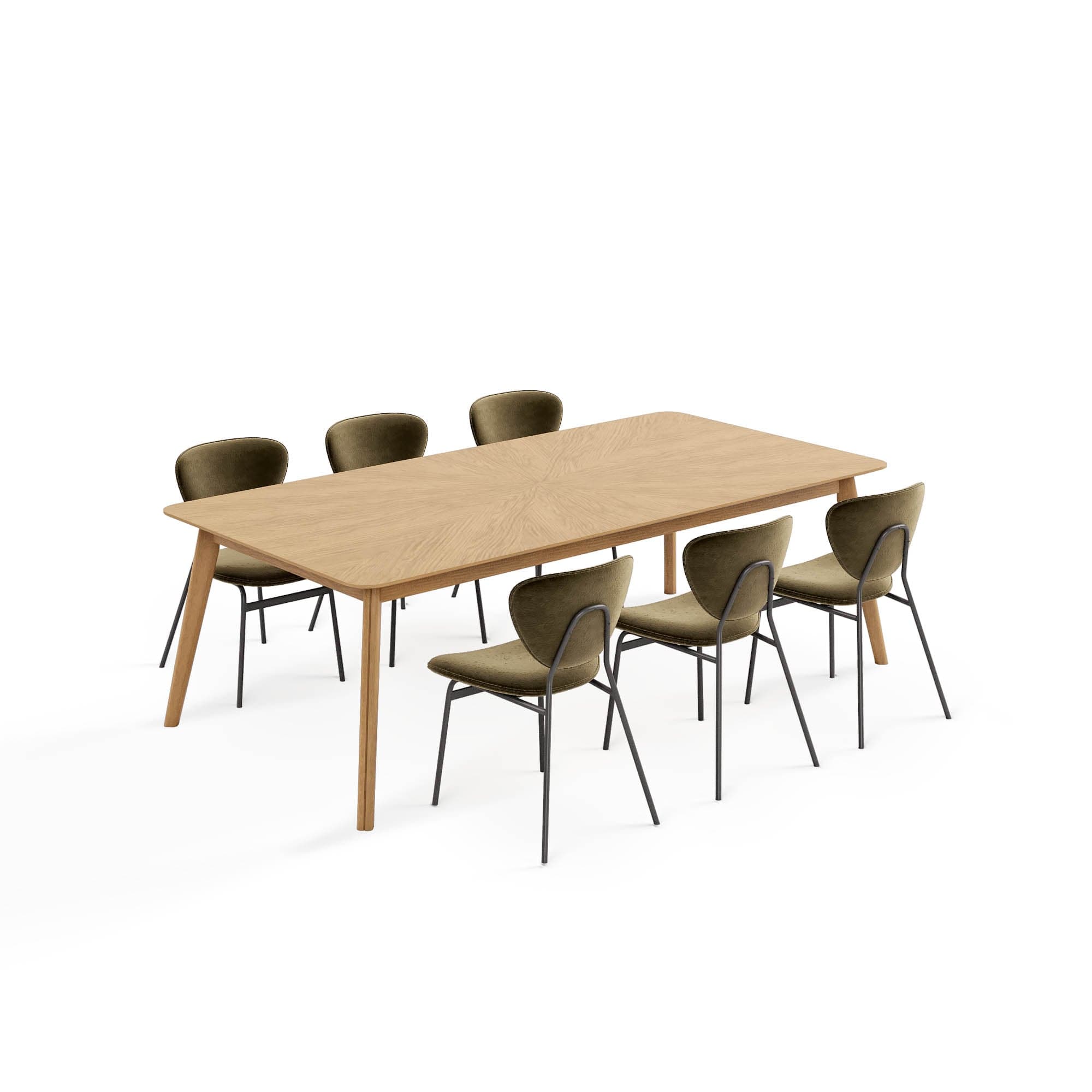 Norge x Quin Yemek Masası Takımı 6 Kişilik