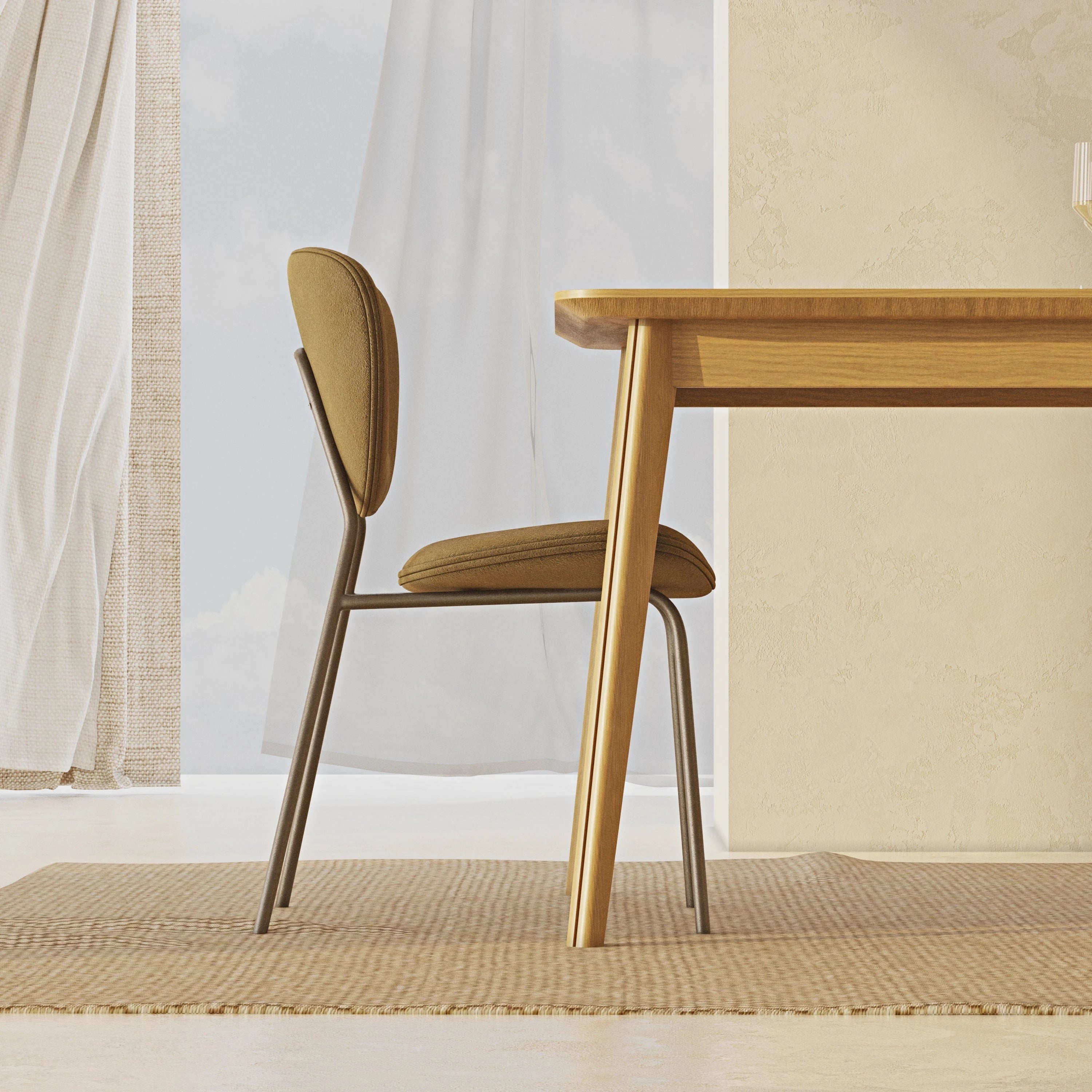 Norge Yemek Masası 90x170 Ahşap