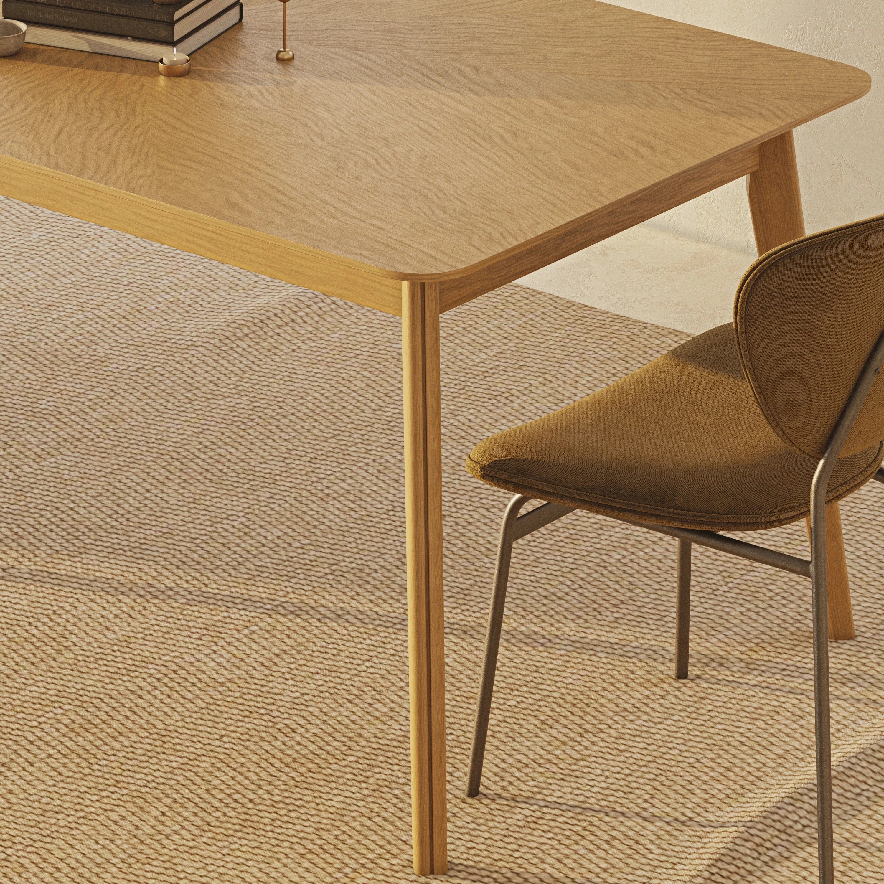 Norge Yemek Masası 90x170 Ahşap