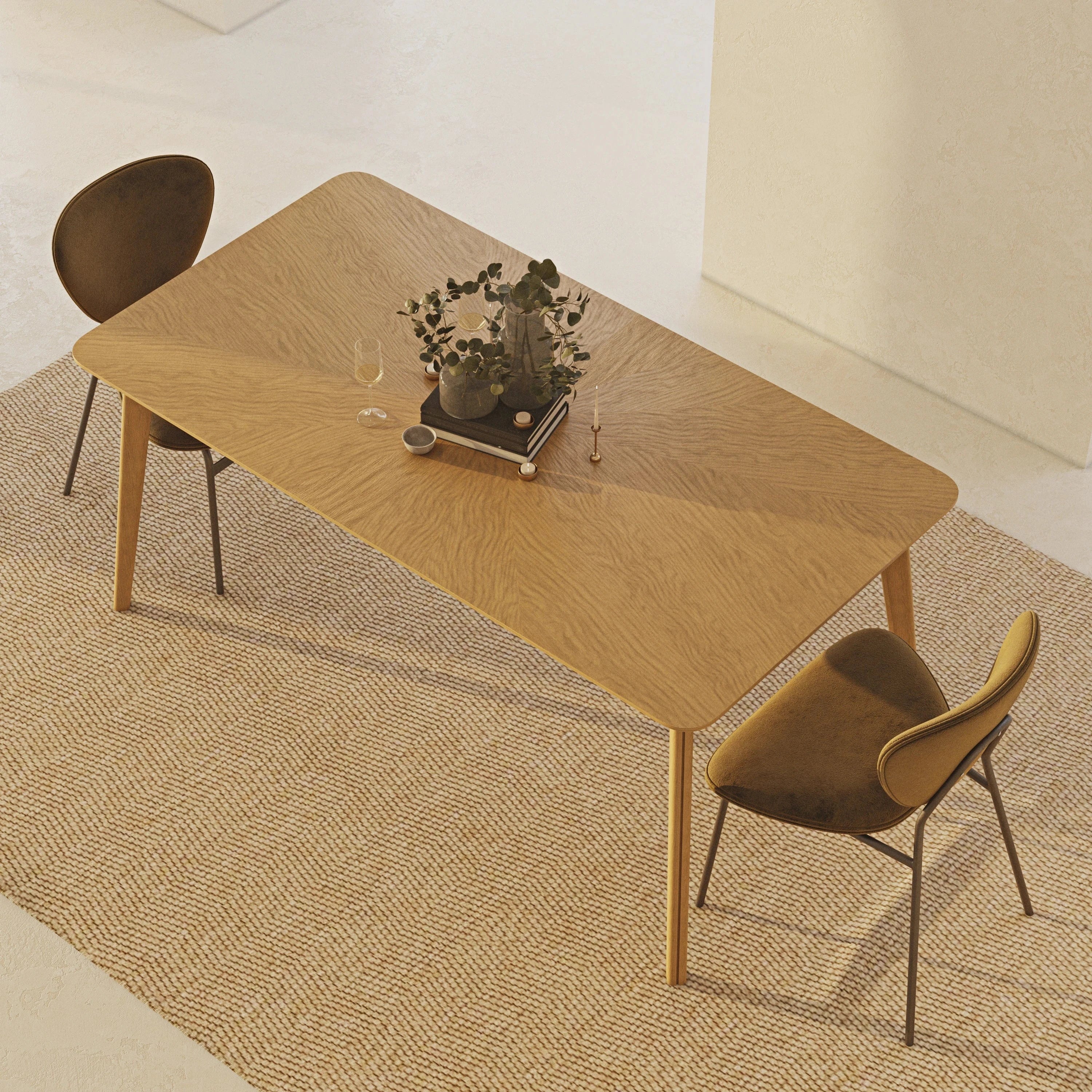 Norge Yemek Masası 90x170 Ahşap