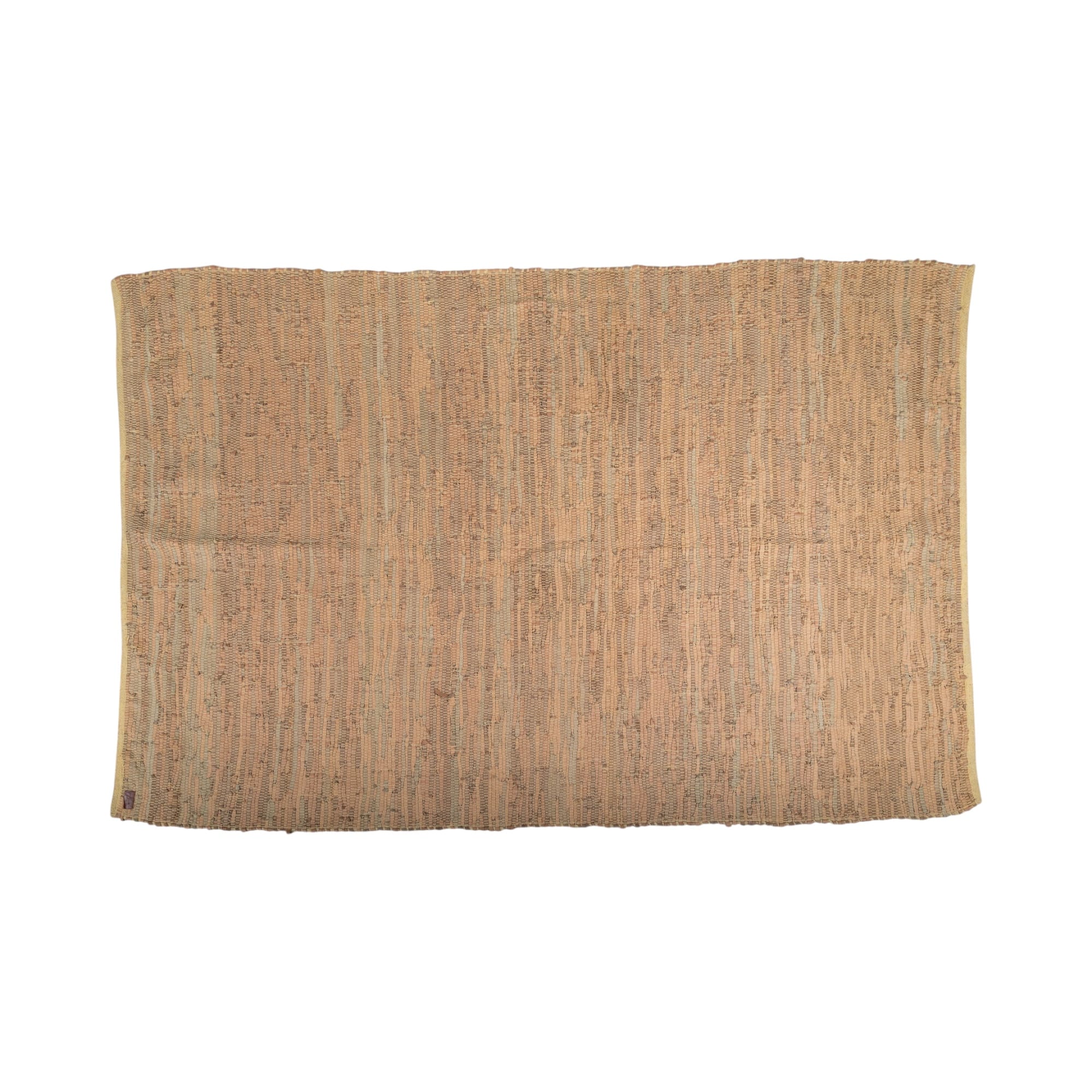 Pelle Deri Halı Gold Fitilli 160x230