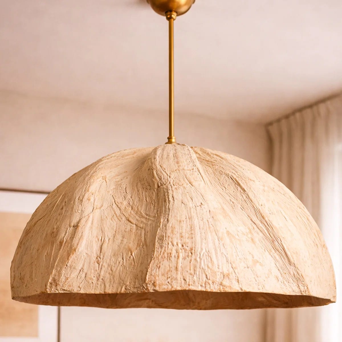 Prob Single Chandelier Carbon Concrete