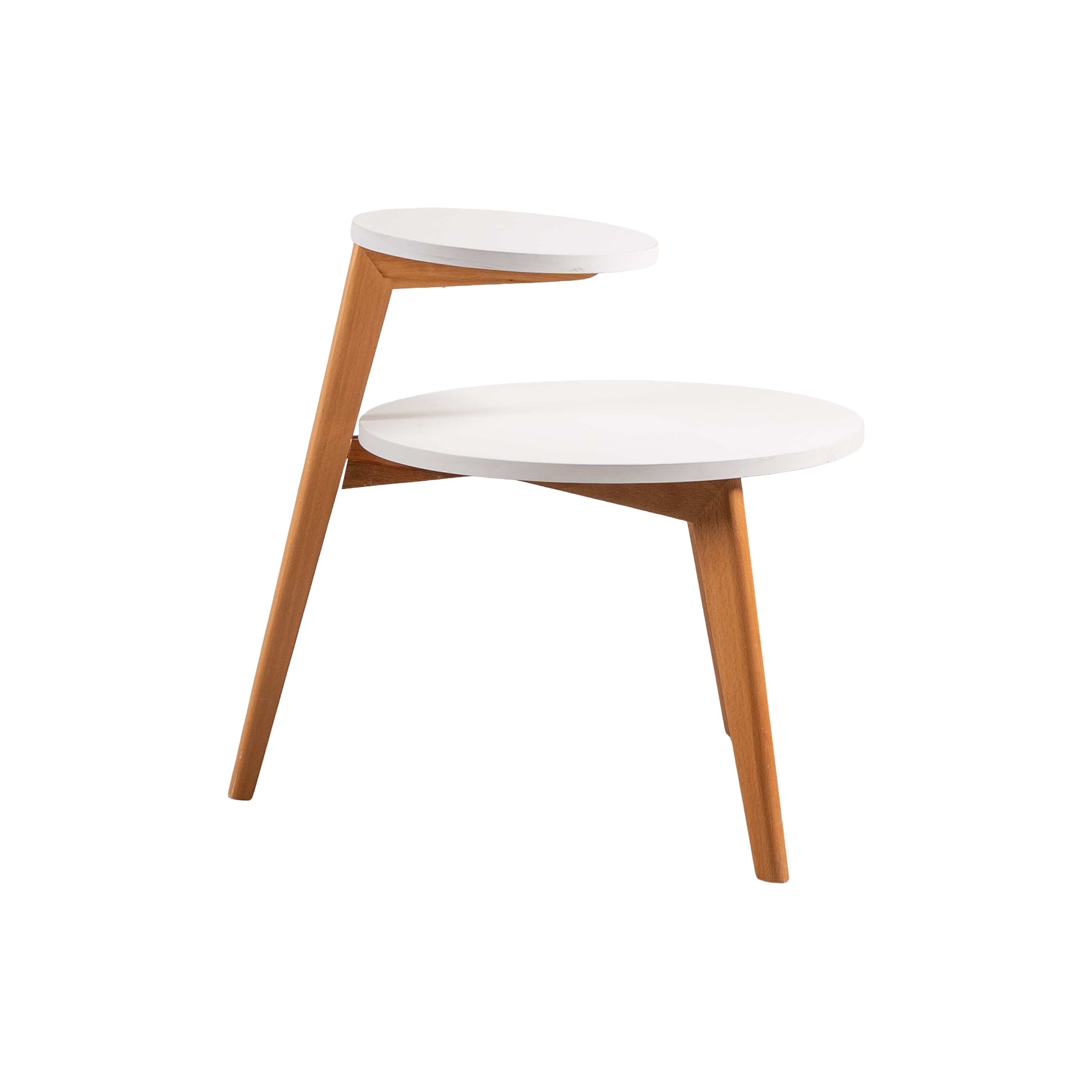 Rego Ahşap Ayaklı Yan Sehpa 10089