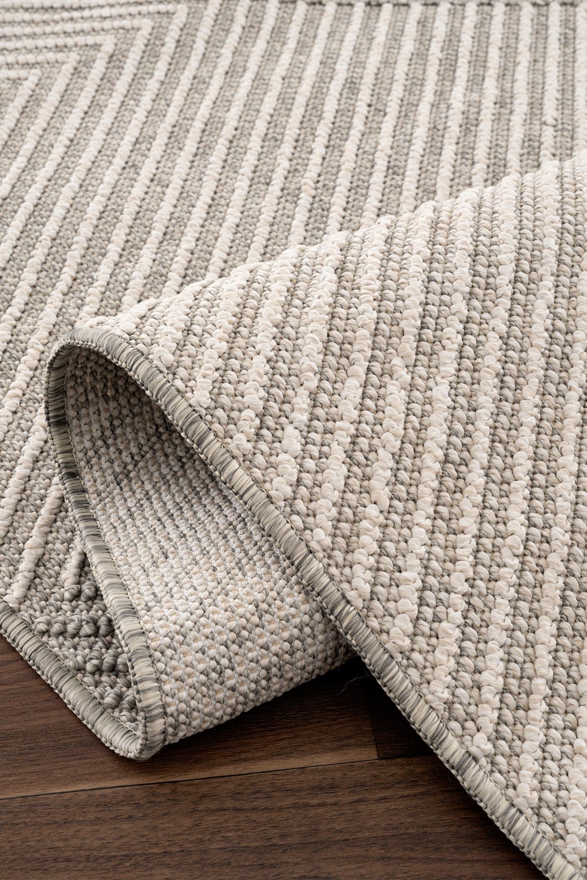 Retro Cream Grey Dust-Free Rug 19270A
