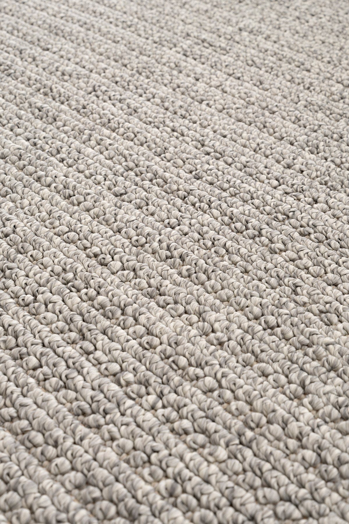 Retro Plain Grey Flatweave Rug A3190A