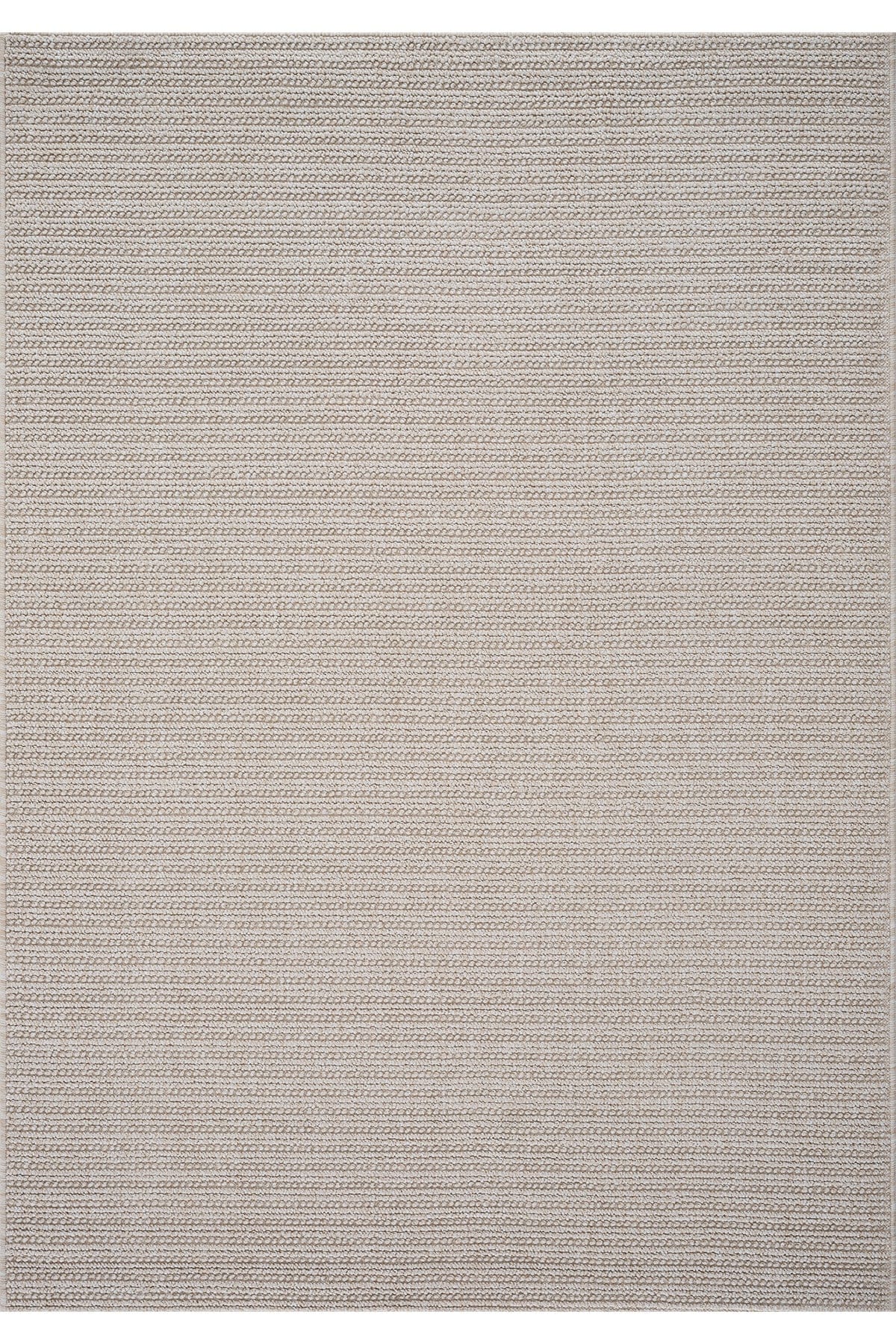 Retro Plain Cream Flat Weave Rug A3190A