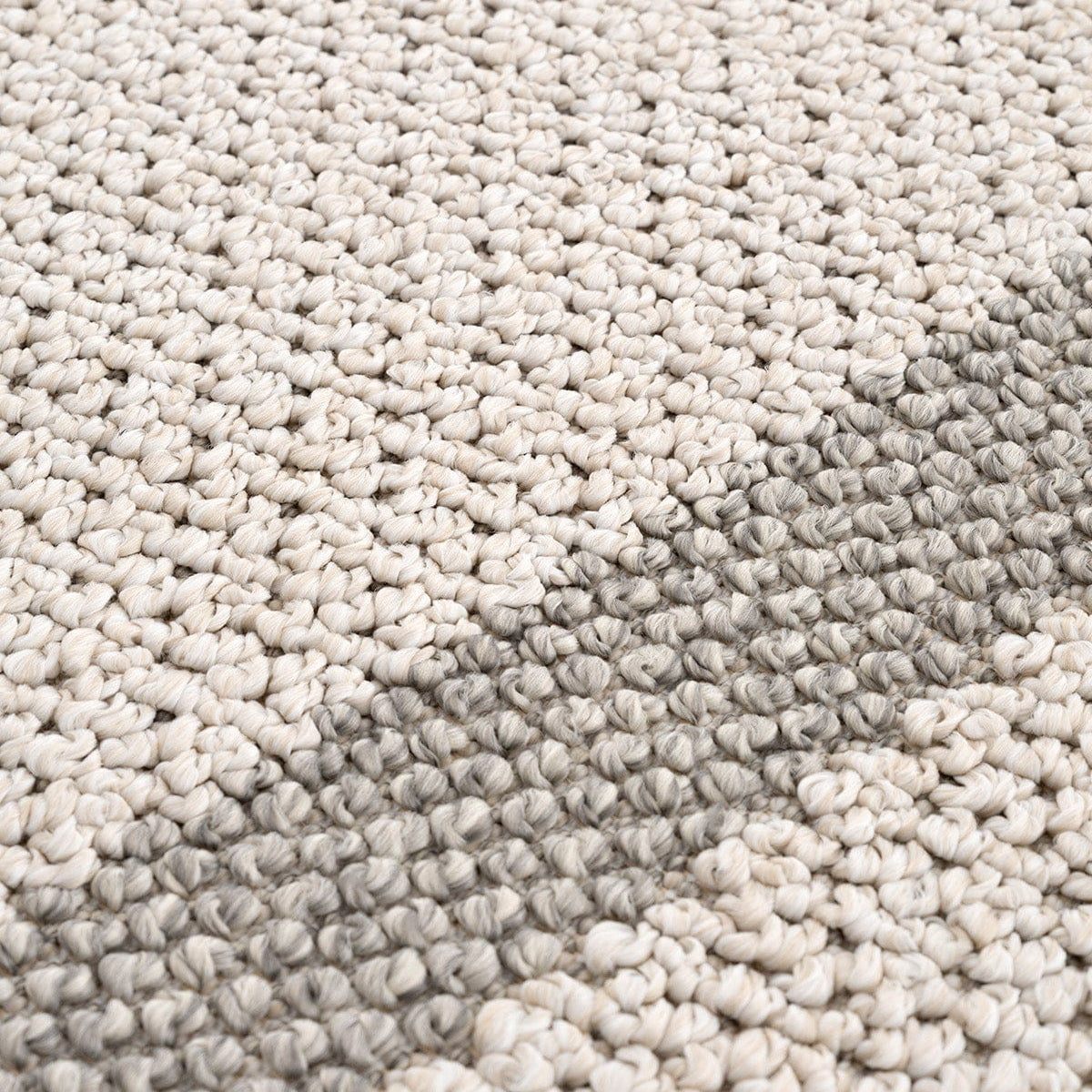 Retro Plain Cream Gray Bordered Rug A3234A