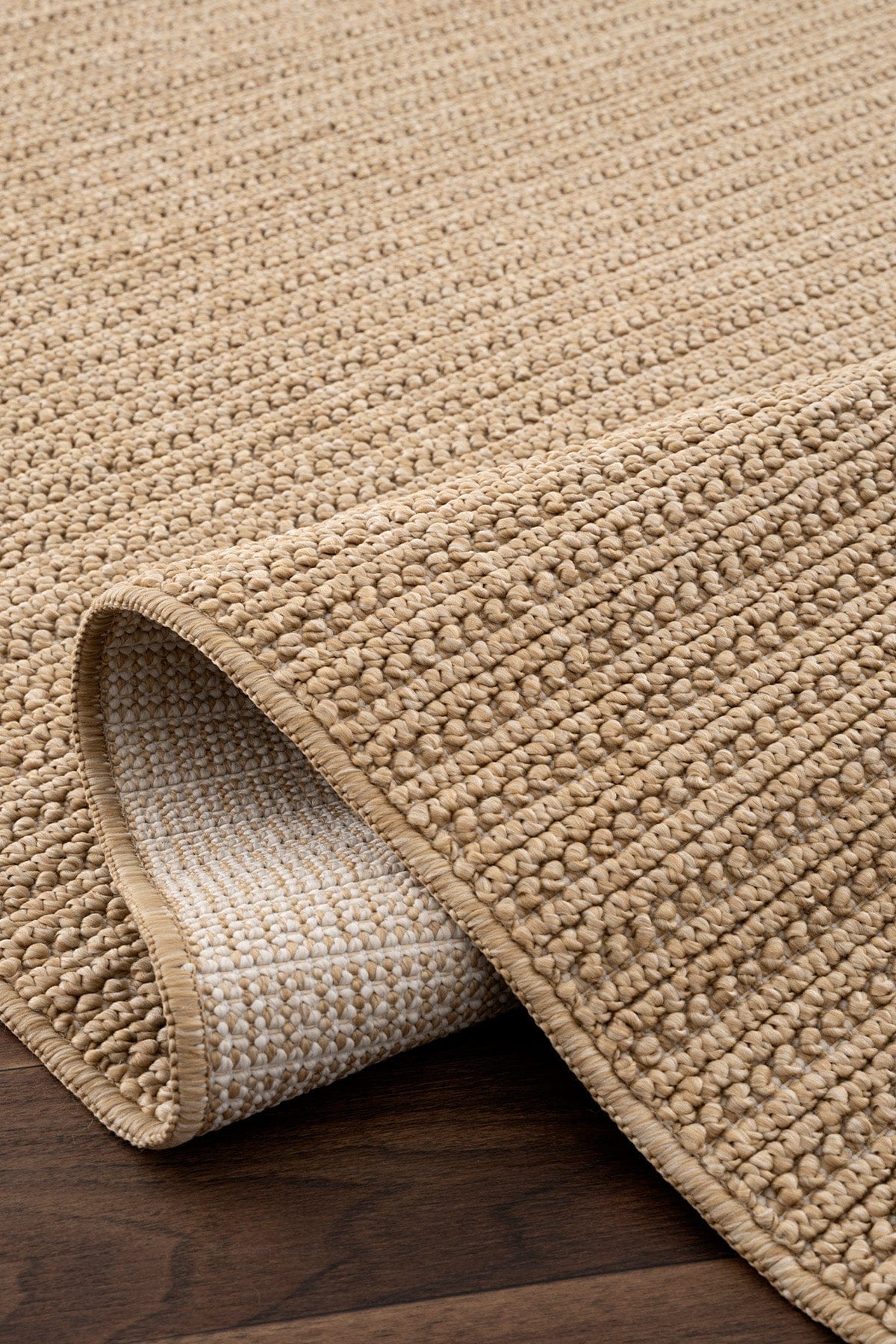 Retro Plain Natural Flatweave Rug A3190A