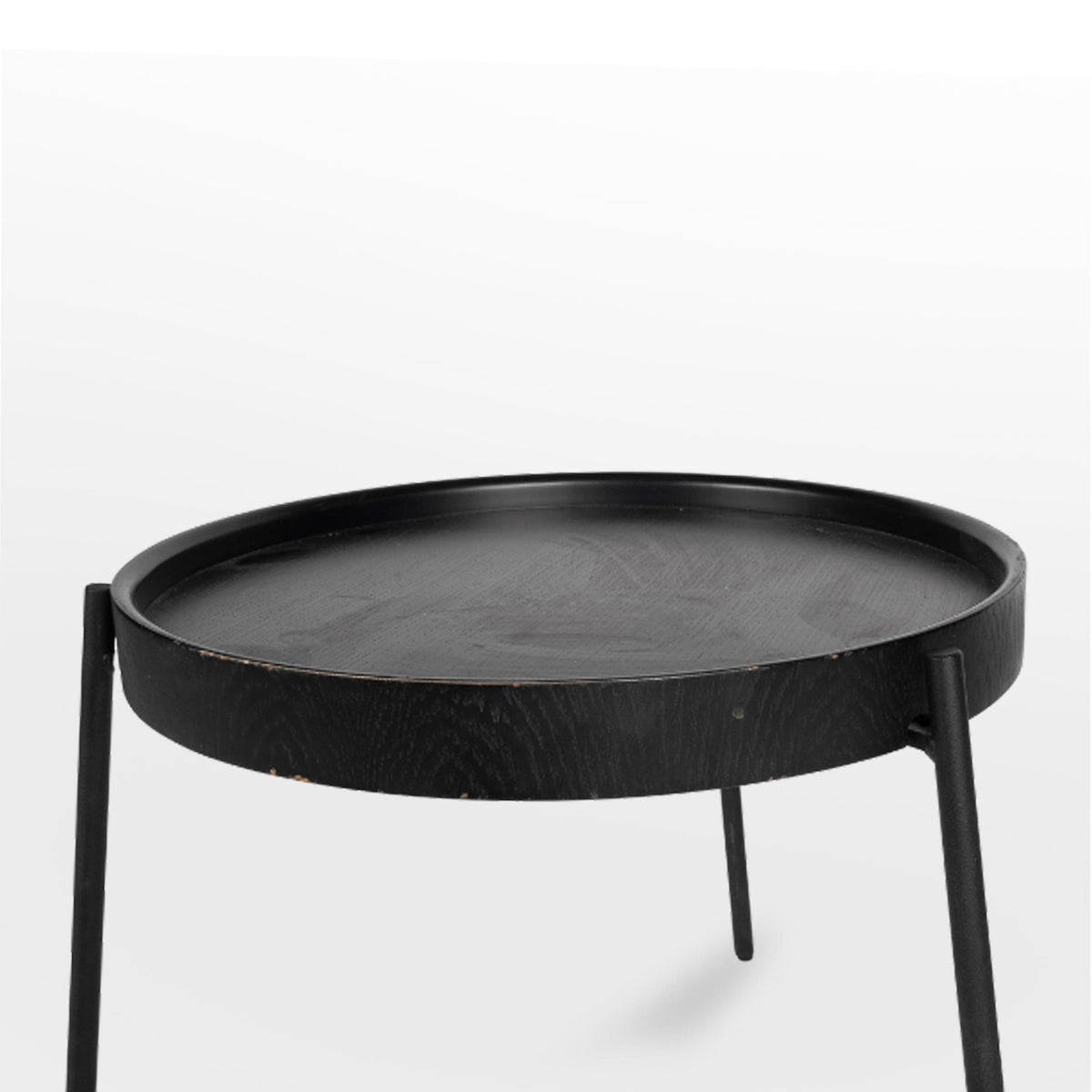 Ronda Orta Sehpa Küçük Metal/Ahşap - 49