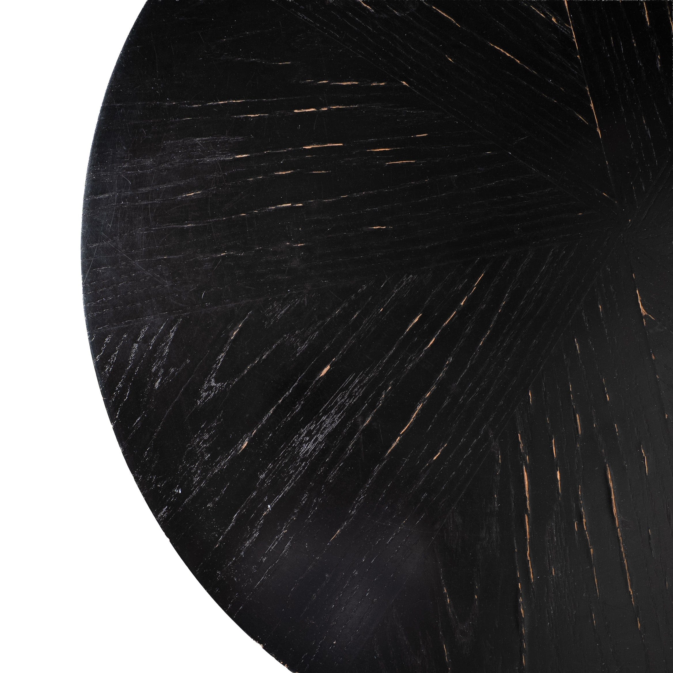 Rove Siyah Yemek Masası 90 cm Ahşap Siyah 10546