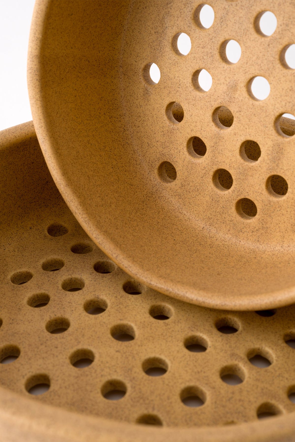 Satin Beige Small Handmade Decorative Sieve 8601