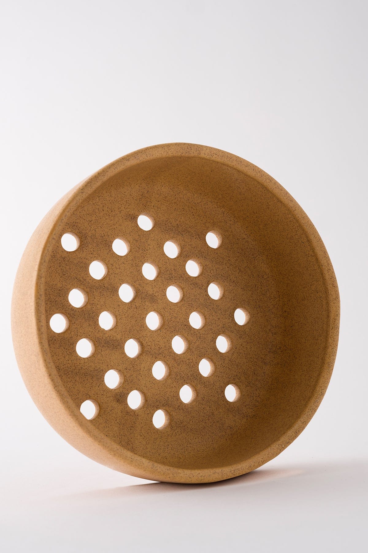Satin Beige Small Handmade Decorative Sieve 8601