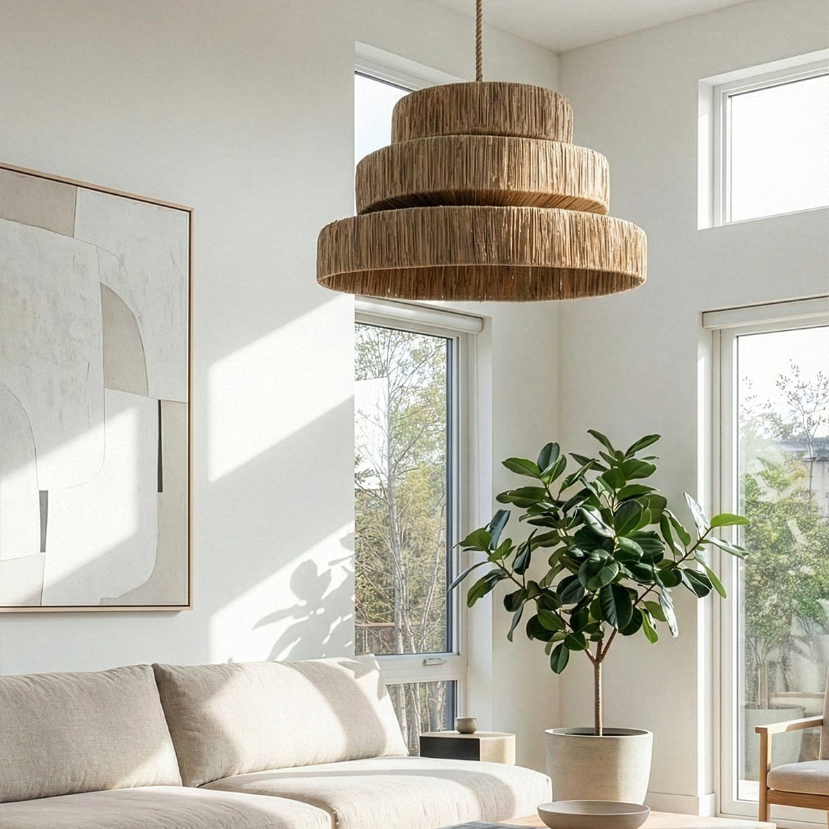 Savia Special Mendong Braided Chandelier 10124