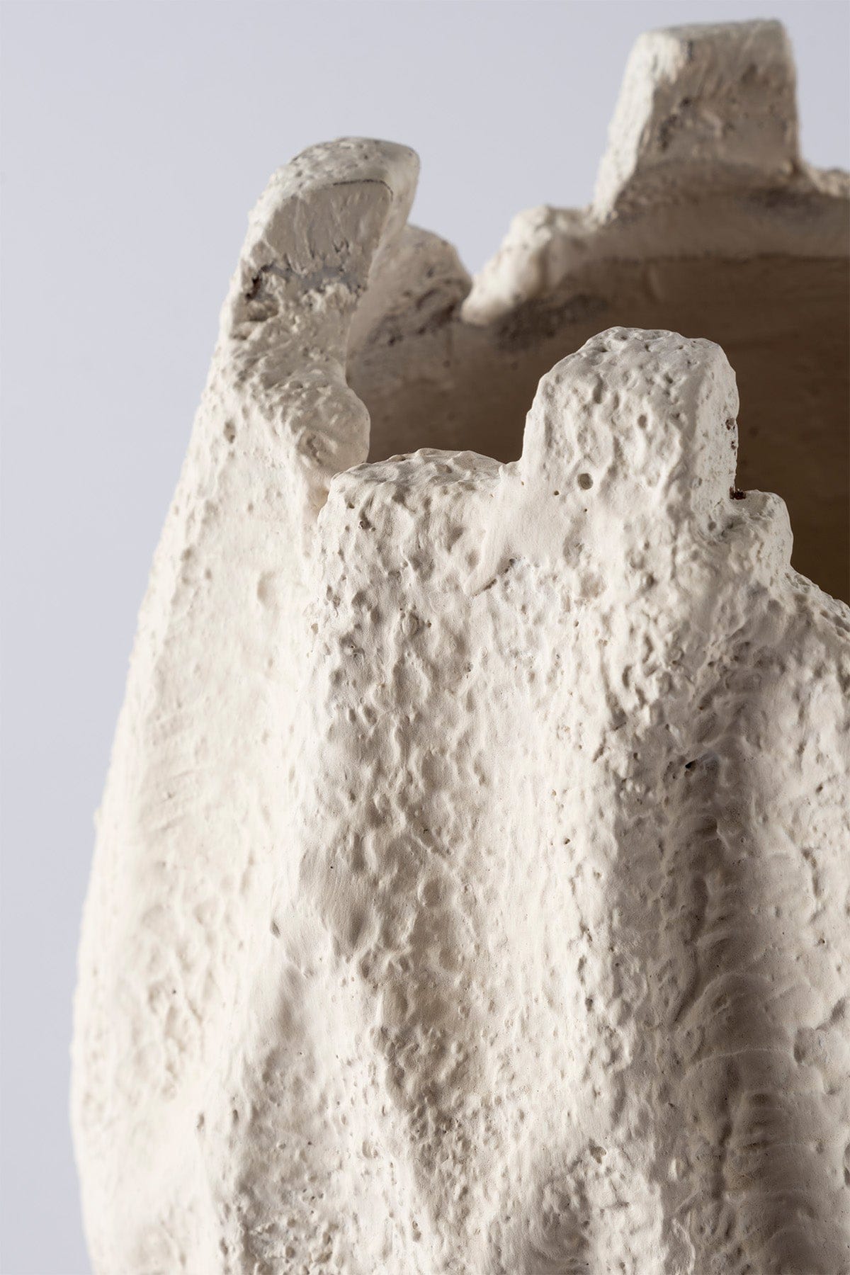 Savia Ceramic Special Form White Vase 10129